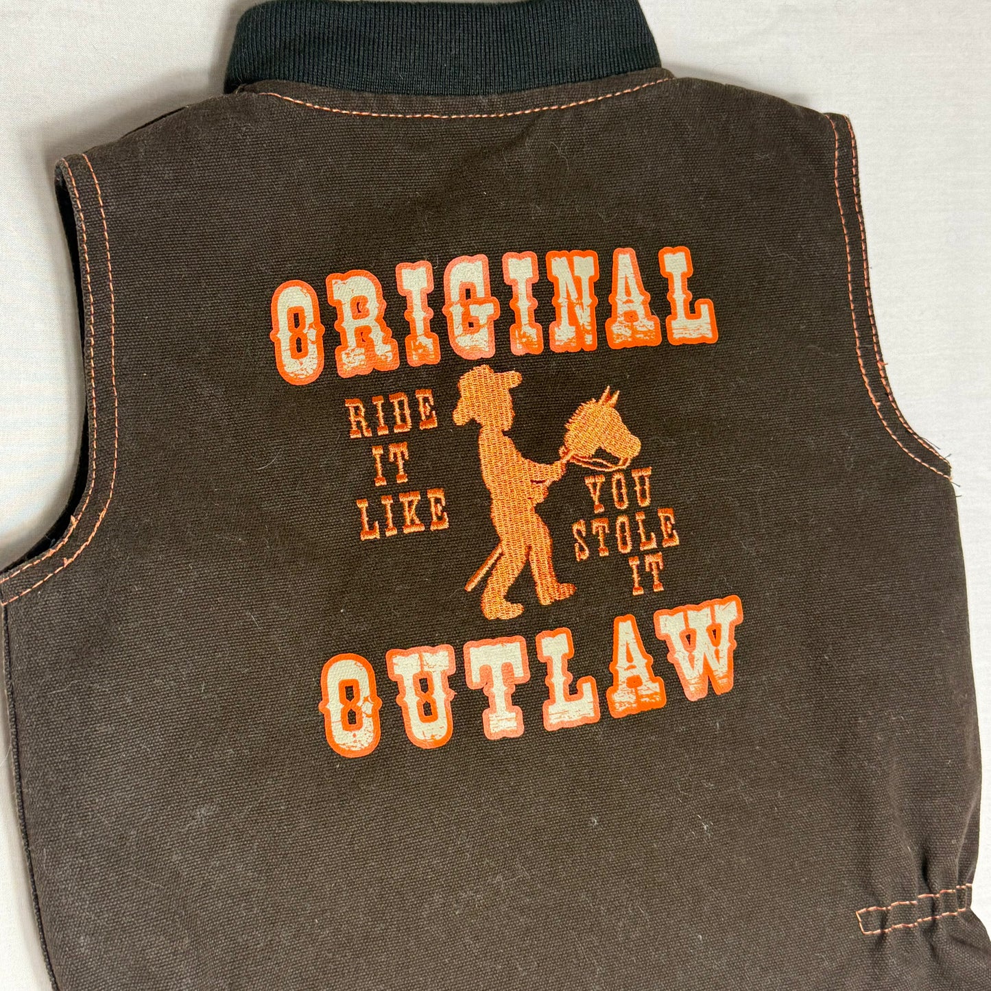 Cowboy Padded Bomber Vest 2-3 Years