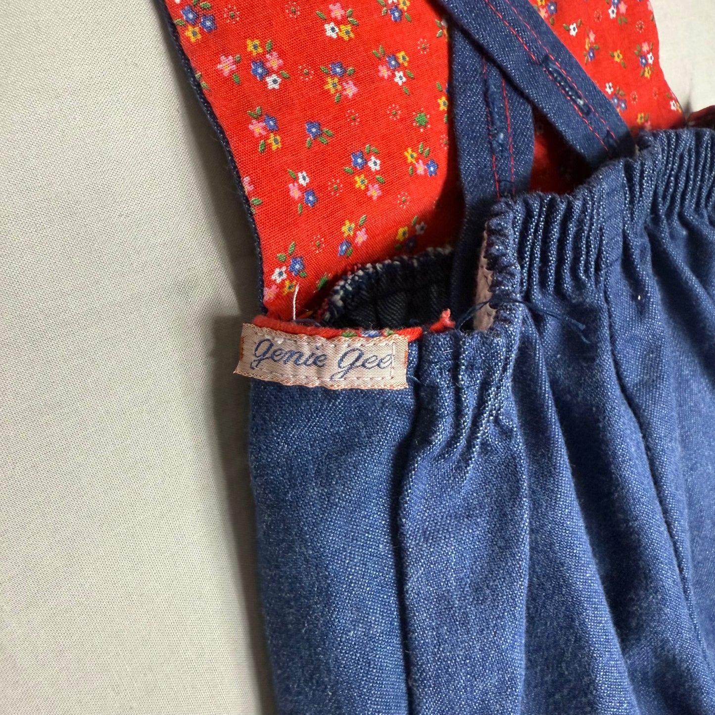 Tulip Embroidered Overalls 4-5 Years