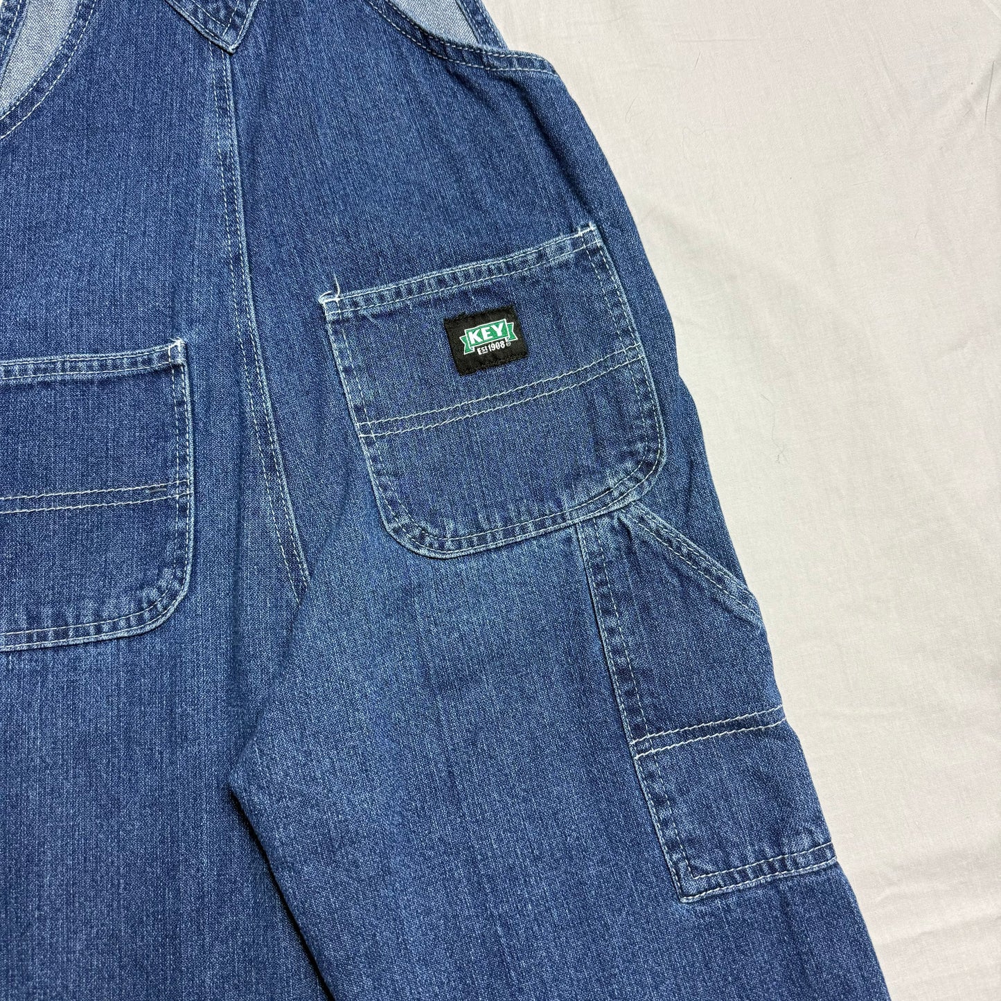 Key Carpenter Style Dungarees 8-9 Years