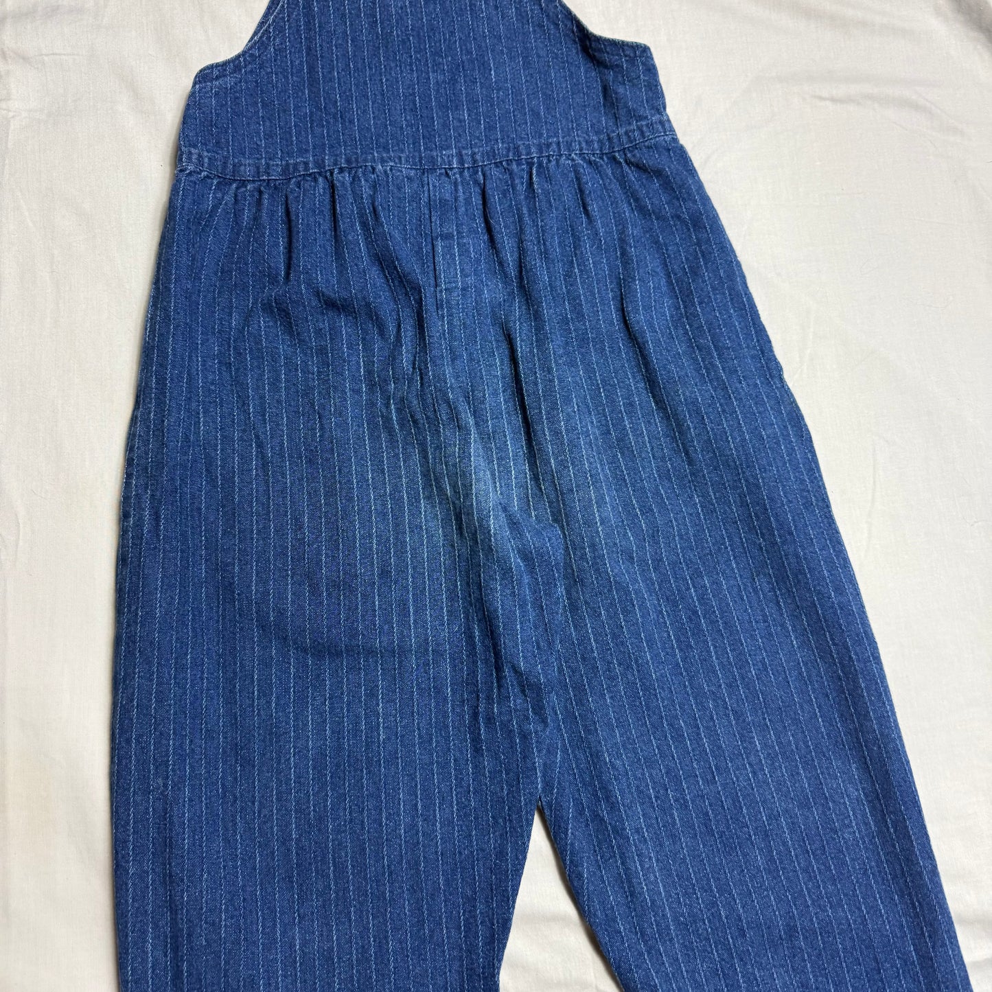 OshKosh B'Gosh Pinstripe Dungarees 6-7 Years