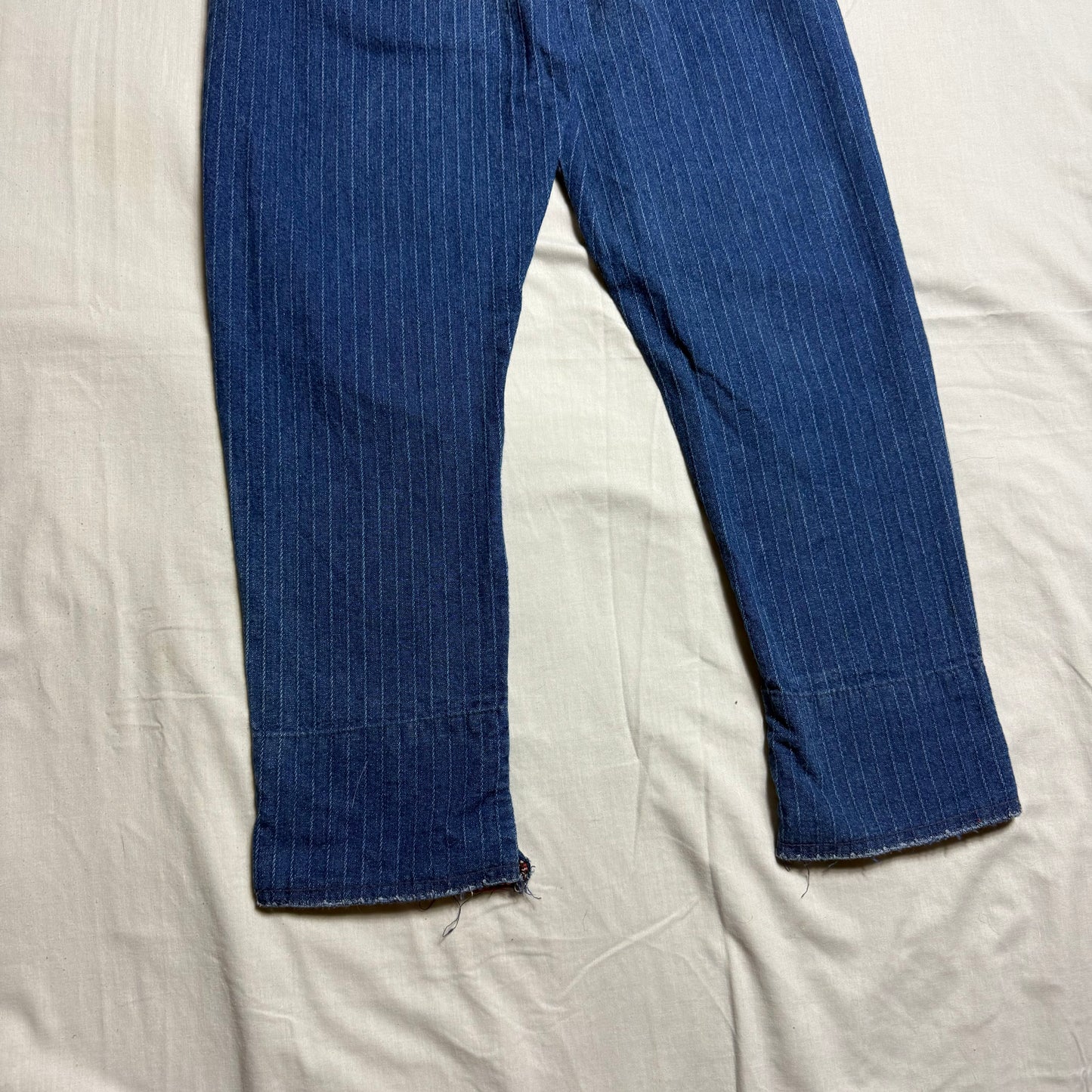 OshKosh B'Gosh Pinstripe Dungarees 6-7 Years