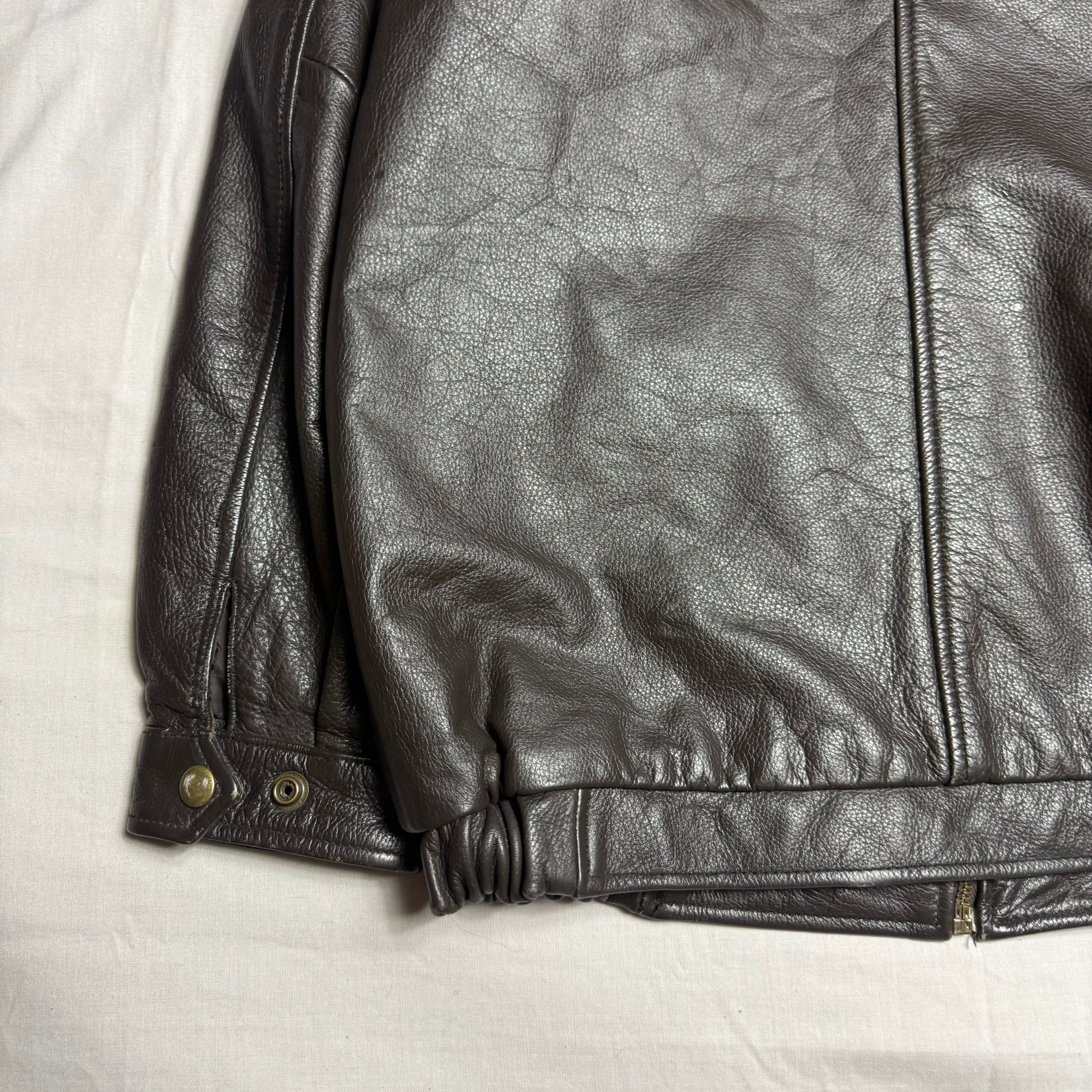 Cherokee Leather Aviator Jacket 12-13 Years