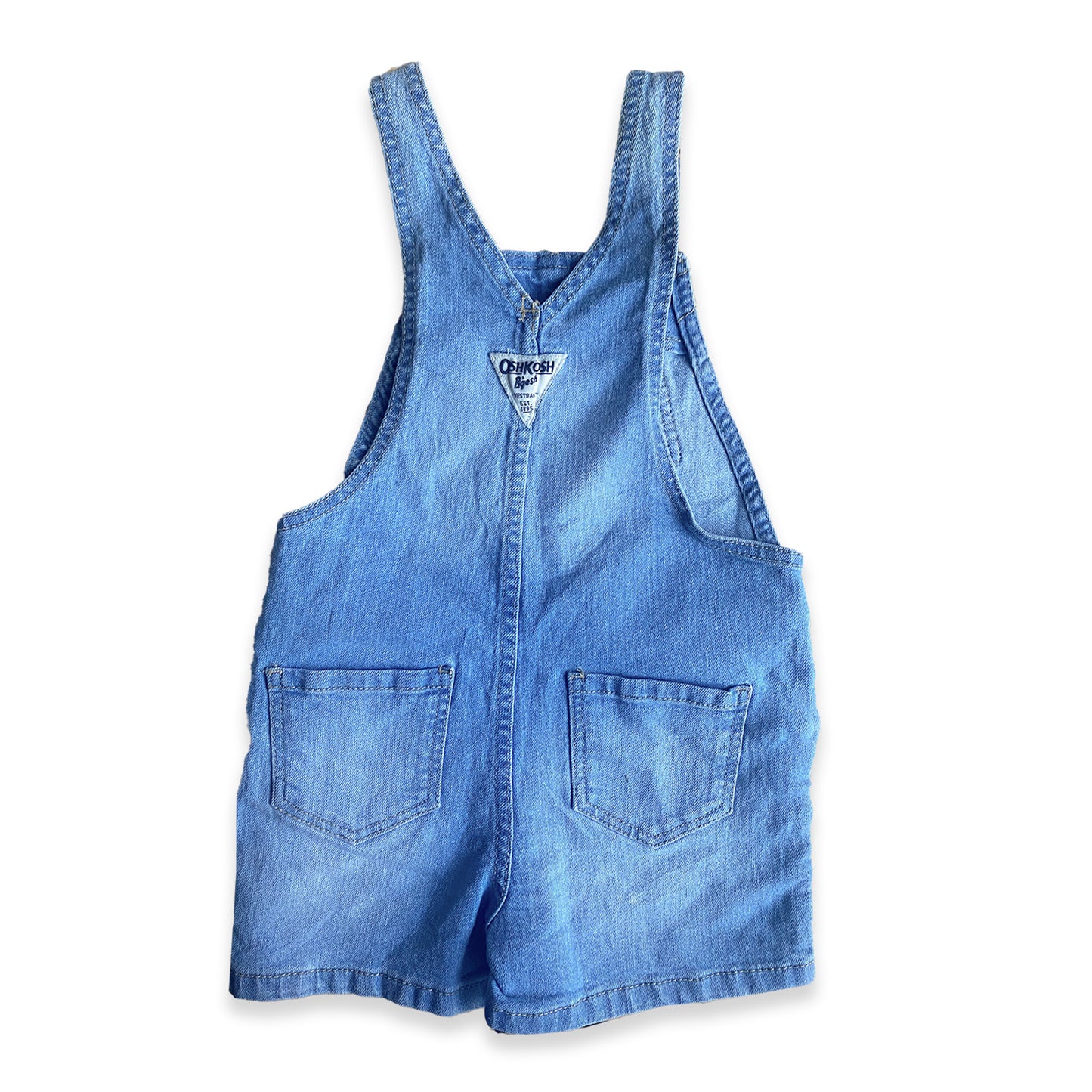 Oshkosh B'Gosh Embroidered Floral Denim Romper Dungarees Denim Dungarees Oshkosh_B'Gosh_Embroidered_Floral_Denim_Romper_Dungarees_125 - Secondly
