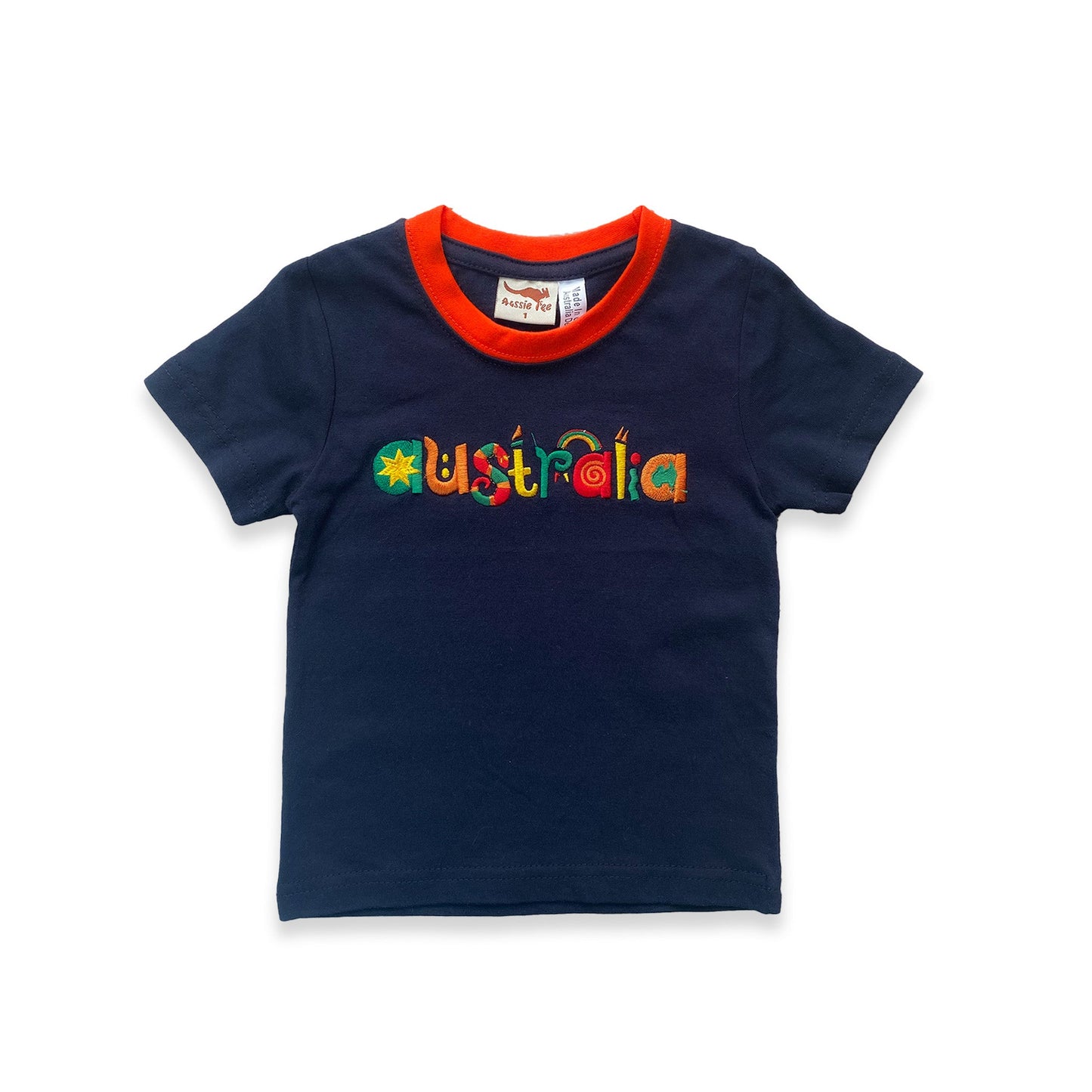 Australia Embroidered Spellout T-shirt