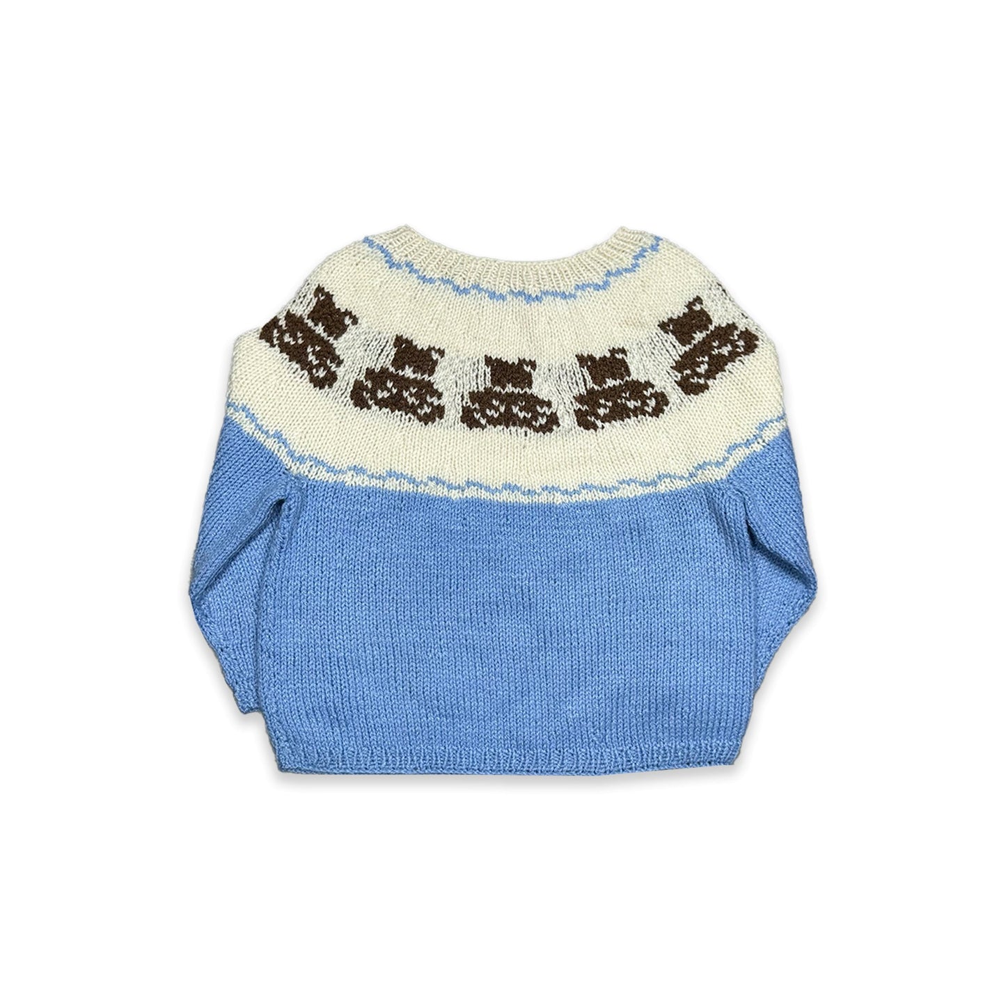 Bear Striped Intarsia Knit 18 - 24 Months Knitted New Arrivals Bear_Striped_Intarsia_Knit_18 - 24_Months_305 - Secondly
