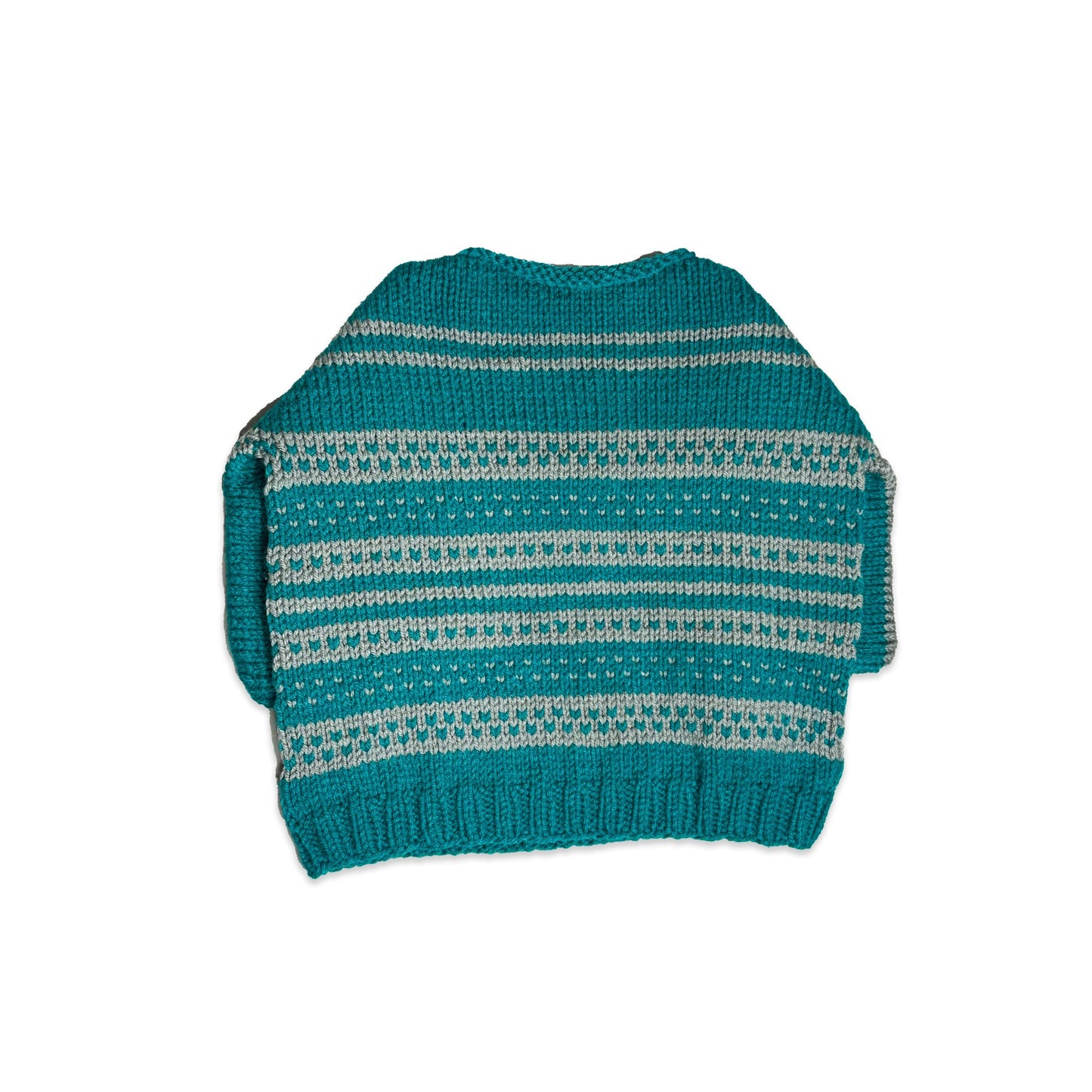 Cableknit Handmade Stripe Jumper 5 - 6 Years - Secondly