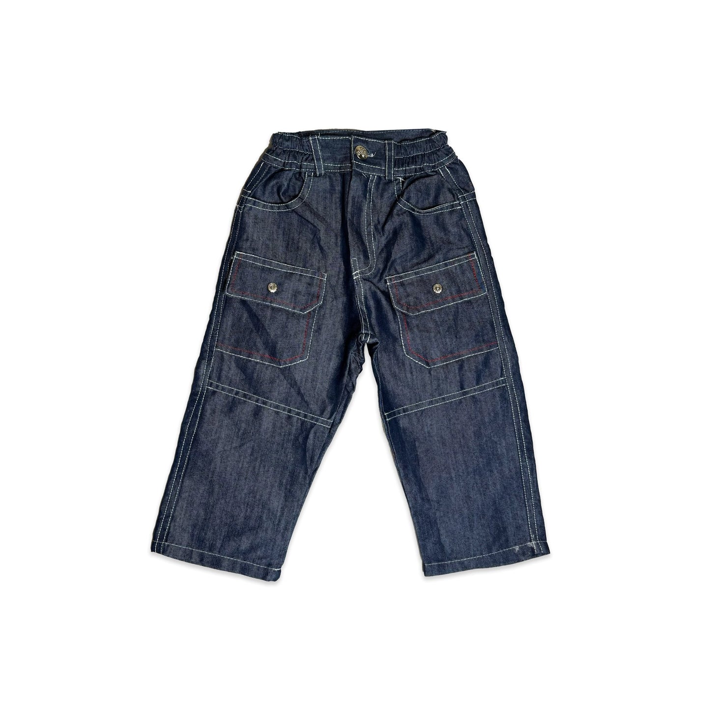 Cargo Denim Style Jeans 3 - 4 Years New Arrivals Winter Cargo_Denim_Style_Jeans_3 - 4_Years_366 - Secondly