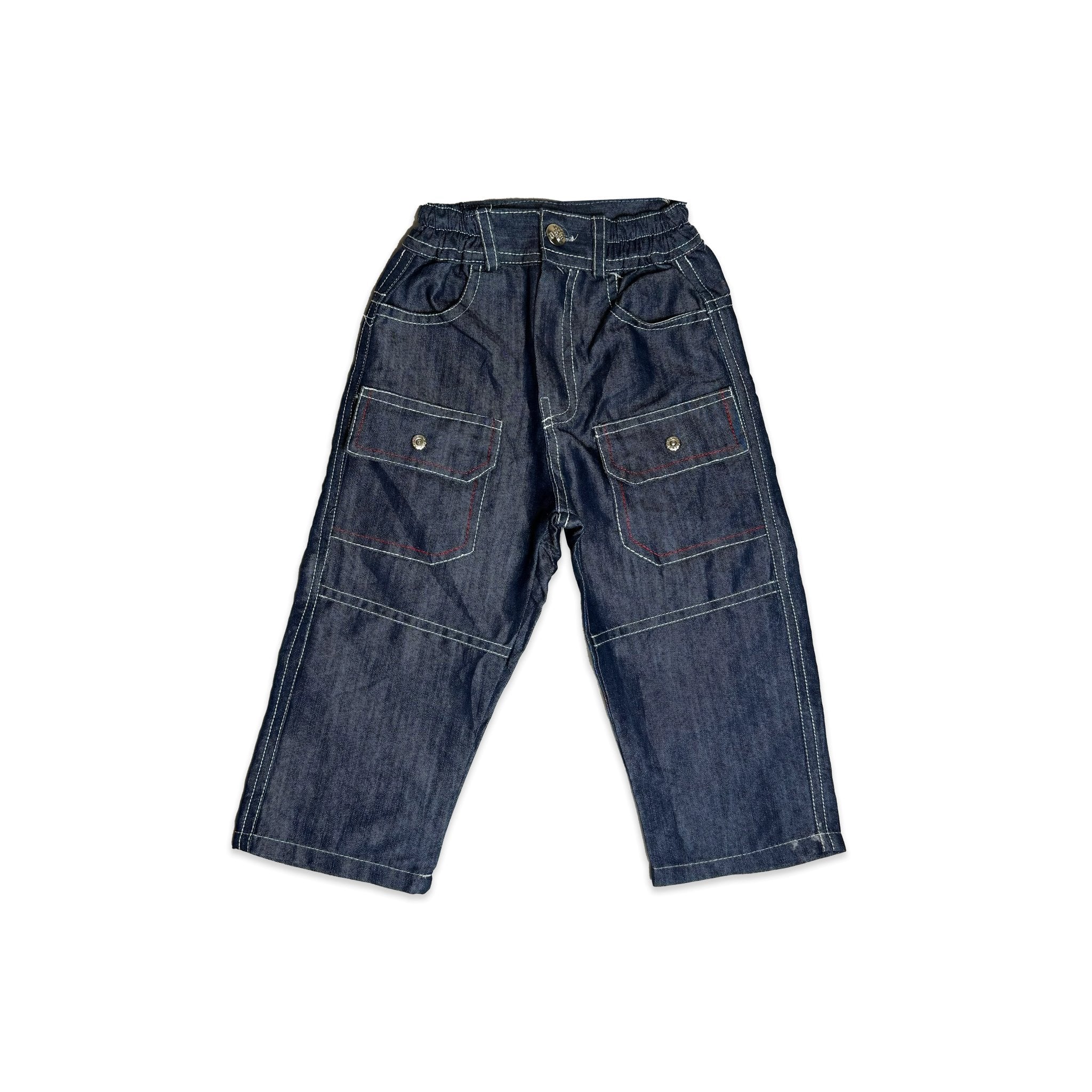 Cargo Denim Style Jeans 3 - 4 Years New Arrivals Winter Cargo_Denim_Style_Jeans_3 - 4_Years_366 - Secondly