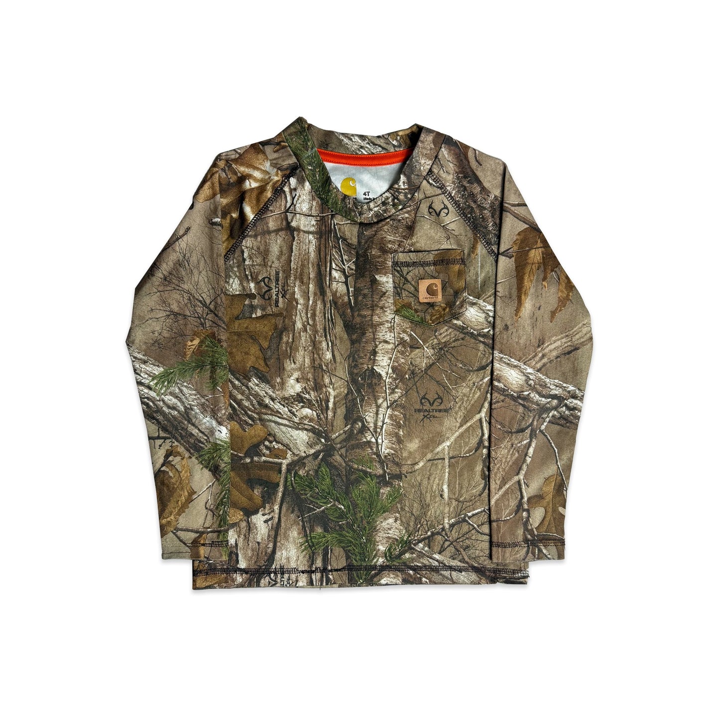 Carhartt Camo Long Sleeve Tshirt 4 - 5 Years Tshirt Winter Carhartt_Camo_Long_Sleeve_Tshirt_4 - 5_Years_430 - Secondly