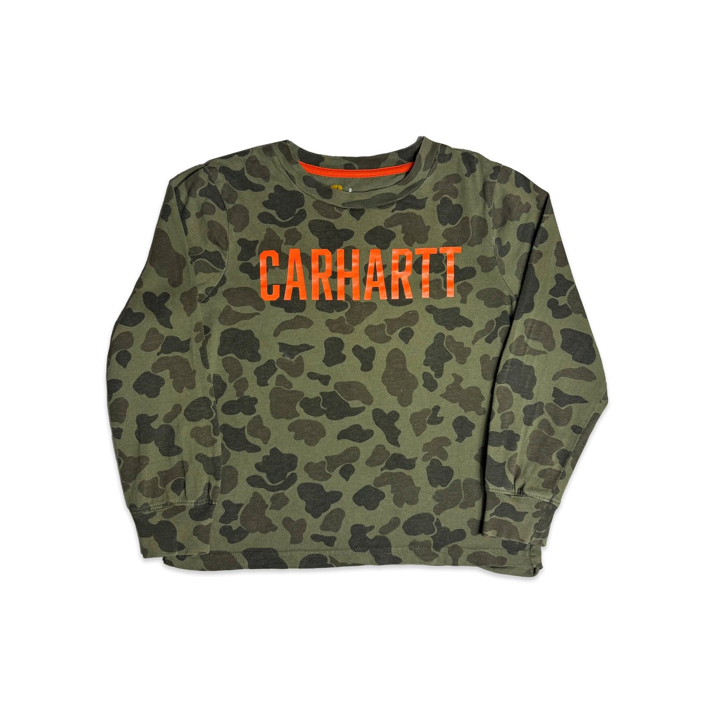 Carhartt Camo Spellout Tshirt 5 - 6 Years Tshirt Winter Carhartt_Camo_Spellout_Tshirt_5 - 6_Years_431 - Secondly