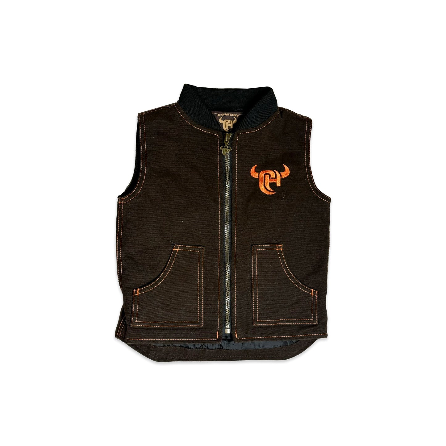 Cowboy Padded Bomber Vest 2 - 3 Years New Arrivals Winter Cowboy_Padded_Bomber_Vest_2 - 3_Years_378 - Secondly
