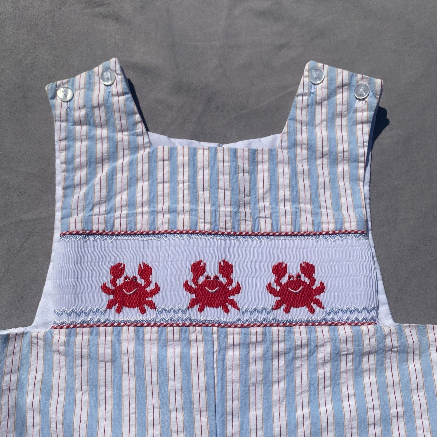 Crab Embroidered All-in-One