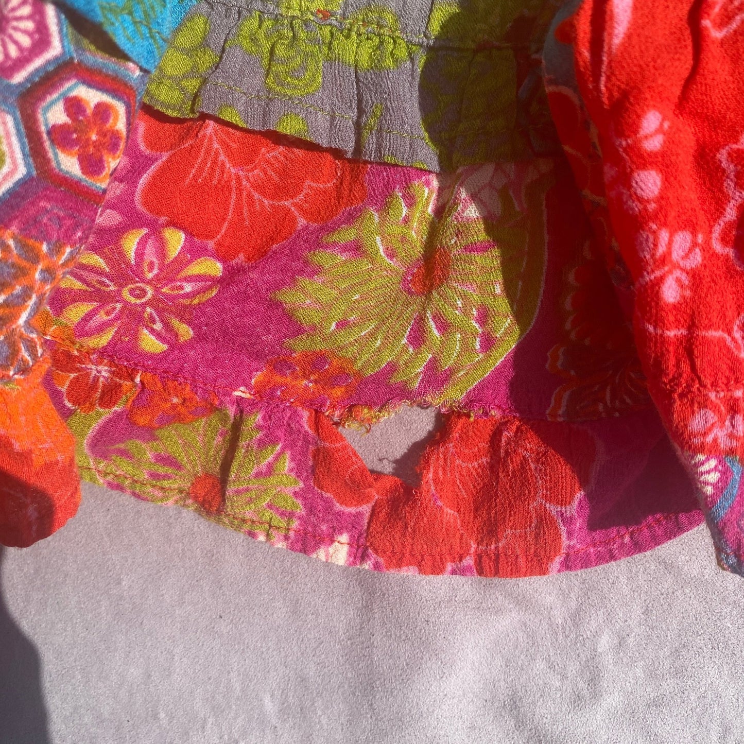 Floral Tiered Summer Skirt 6 - 7 Years Floral_Tiered_Summer_Skirt_205 - Secondly