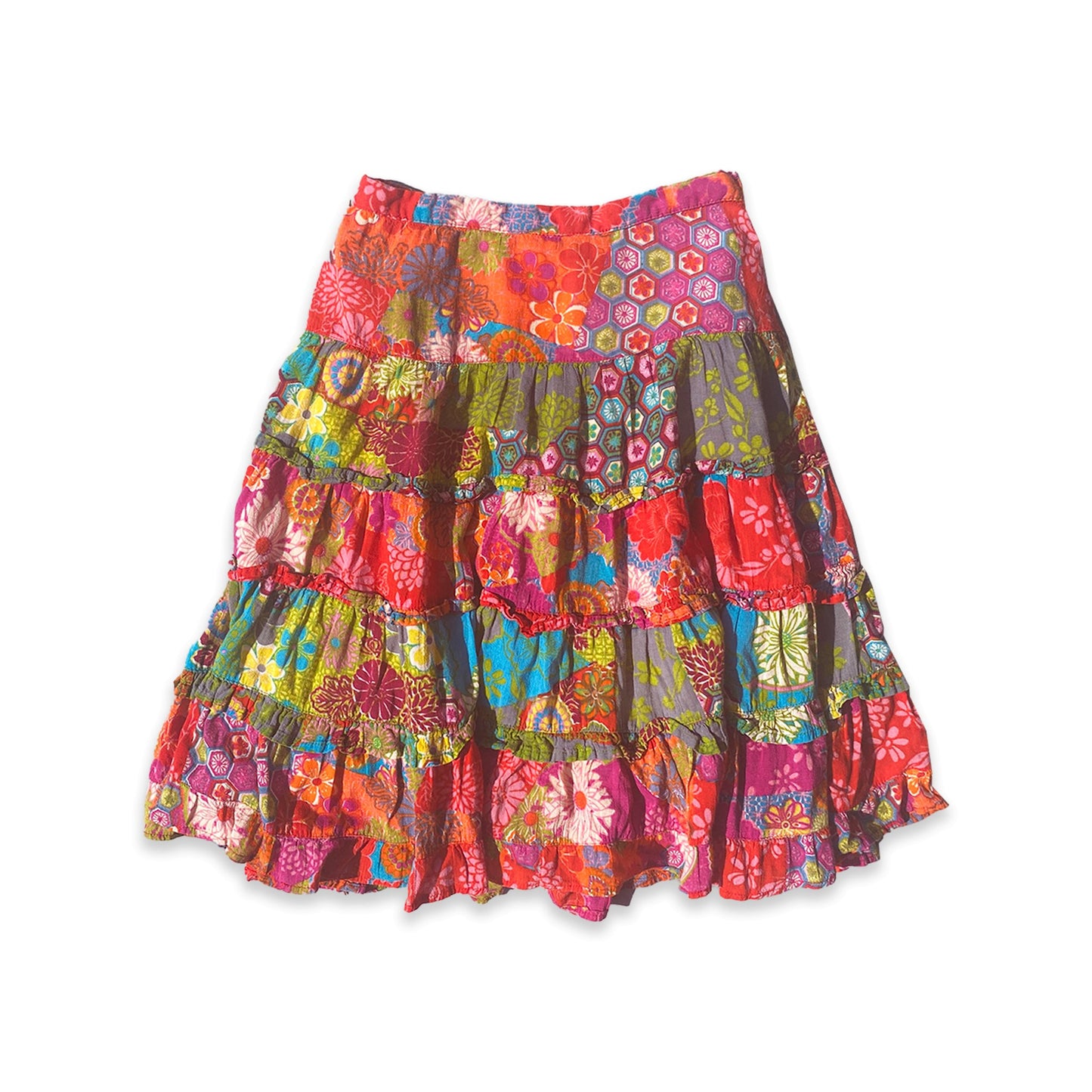 Floral Tiered Summer Skirt 6 - 7 Years Floral_Tiered_Summer_Skirt_205 - Secondly
