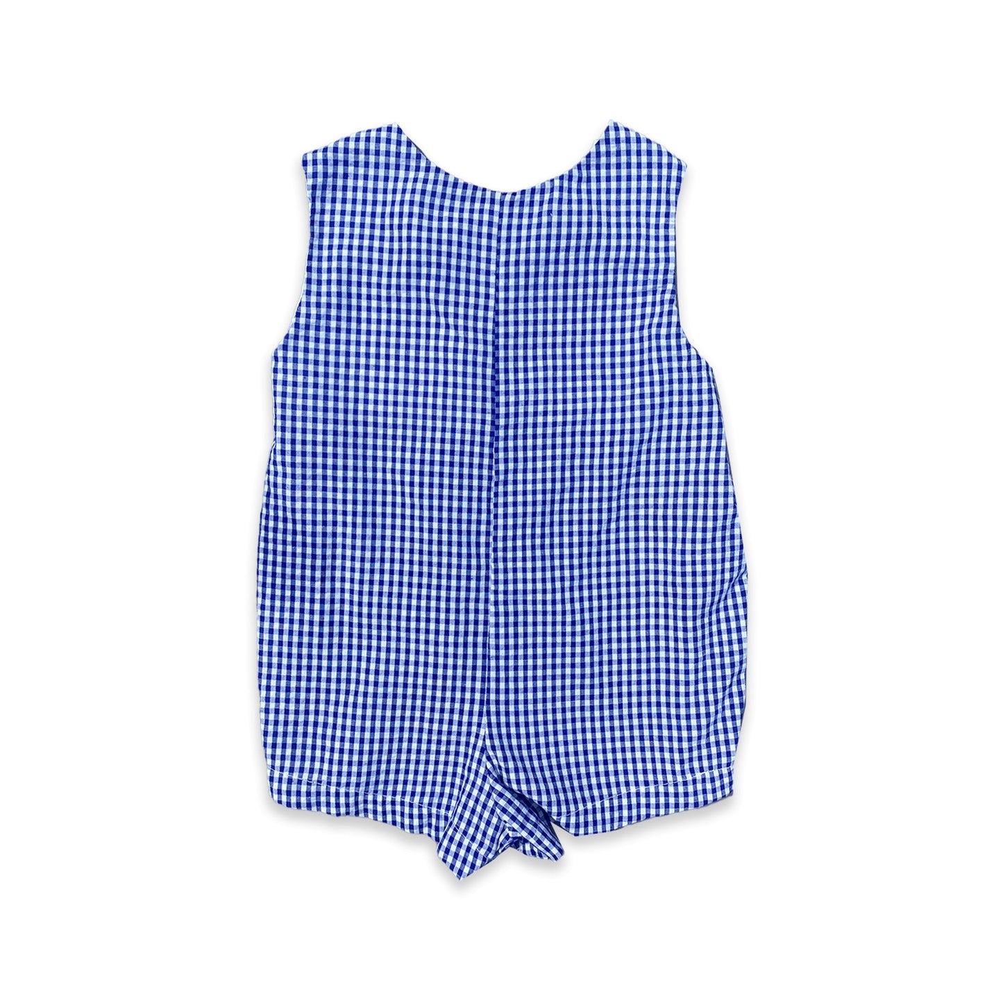 Gingham Car Embroidered All in One 12 - 18 Months Gingham_Car_Embroidered_All_in_One_187 - Secondly
