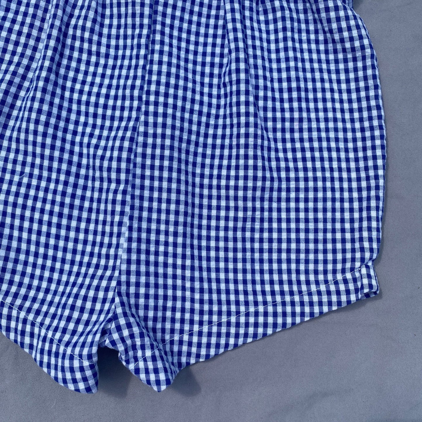Gingham Car Embroidered All in One 12 - 18 Months Gingham_Car_Embroidered_All_in_One_187 - Secondly