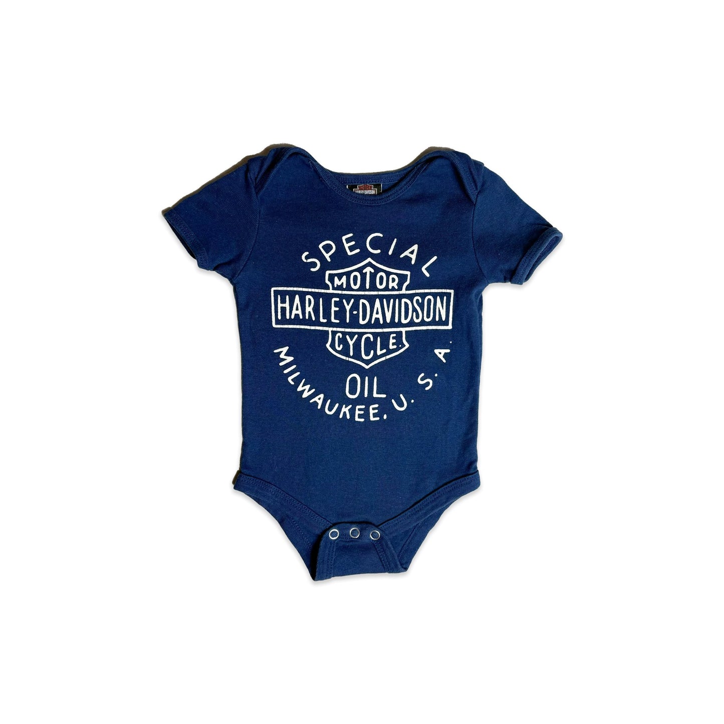Harley Davidson Printed Babygrow 9 - 12 Months Tshirt Winter Harley_Davidson_Printed_Babygrow_9 - 12_Months_435 - Secondly