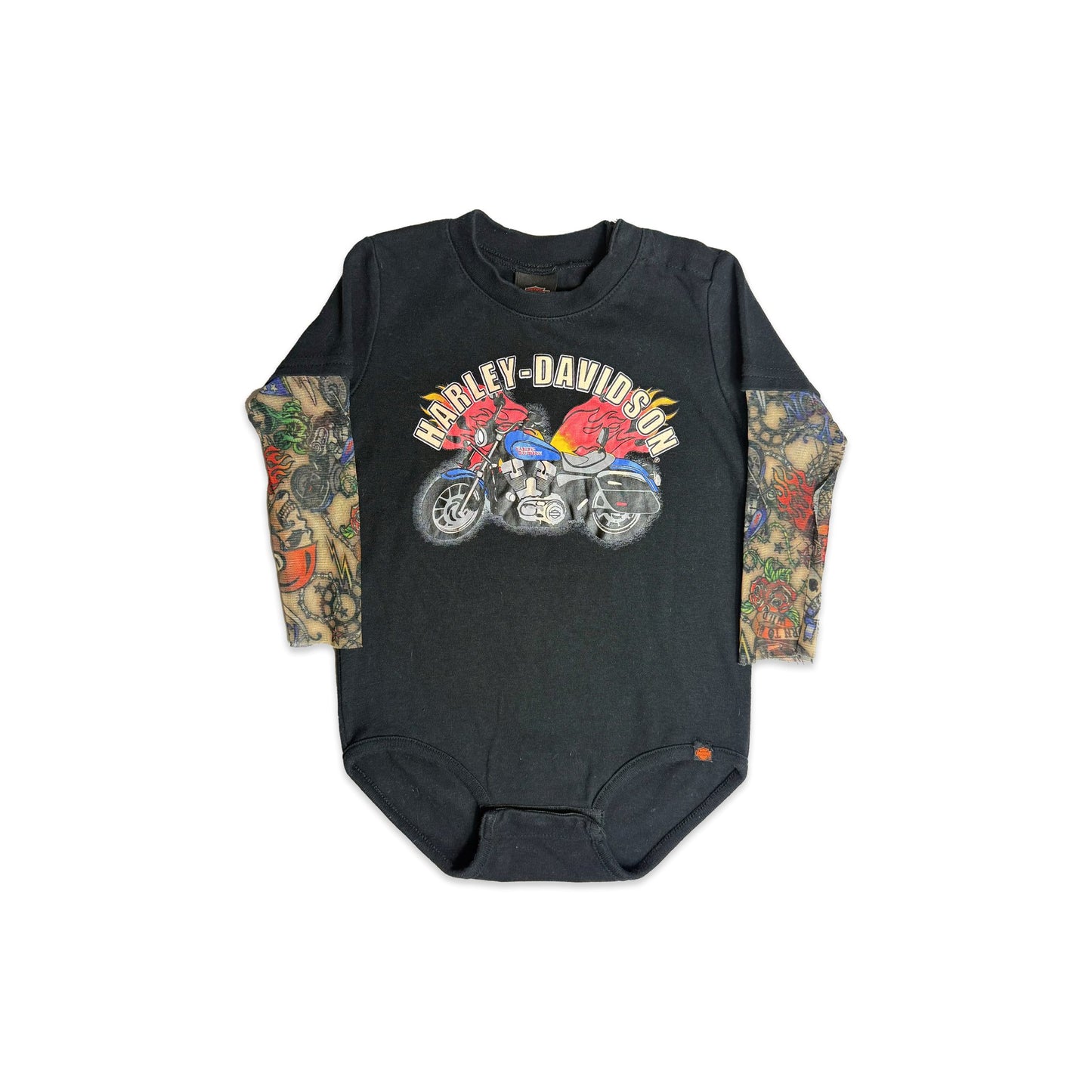 Harley Davidson Tattoo Babygrow 18 - 24 Months Tshirt Winter Harley_Davidson_Tattoo_Babygrow_18 - 24_Months_437 - Secondly