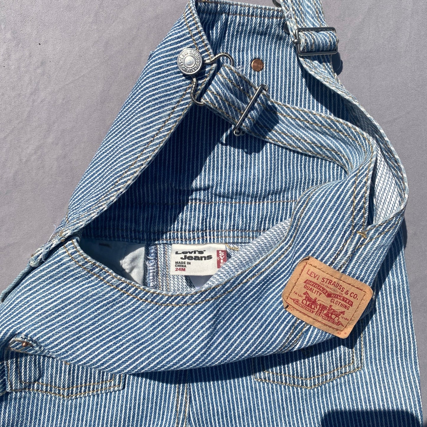 Levi's Hickory Romper Dungarees 1 - 2 Years Levi's_Hickory_Romper_Dungarees_227 - Secondly