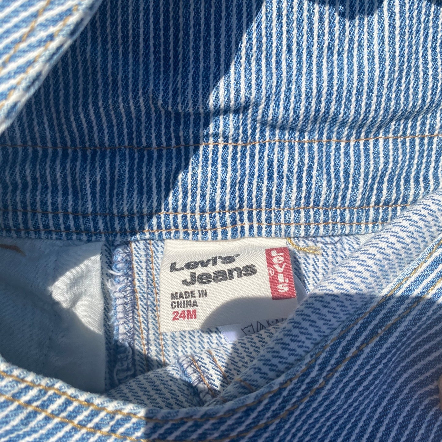 Levi's Hickory Romper Dungarees 1 - 2 Years Levi's_Hickory_Romper_Dungarees_227 - Secondly