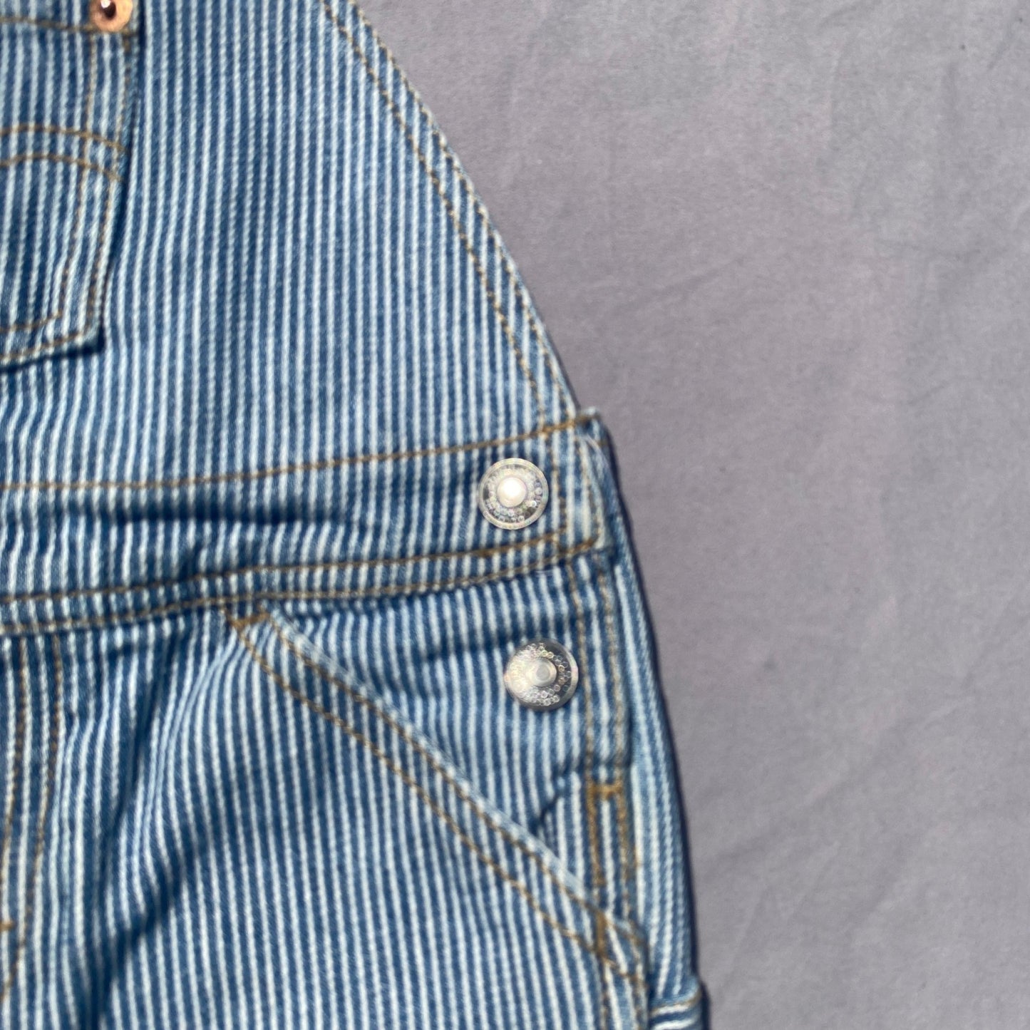 Levi's Hickory Romper Dungarees 1 - 2 Years Levi's_Hickory_Romper_Dungarees_227 - Secondly