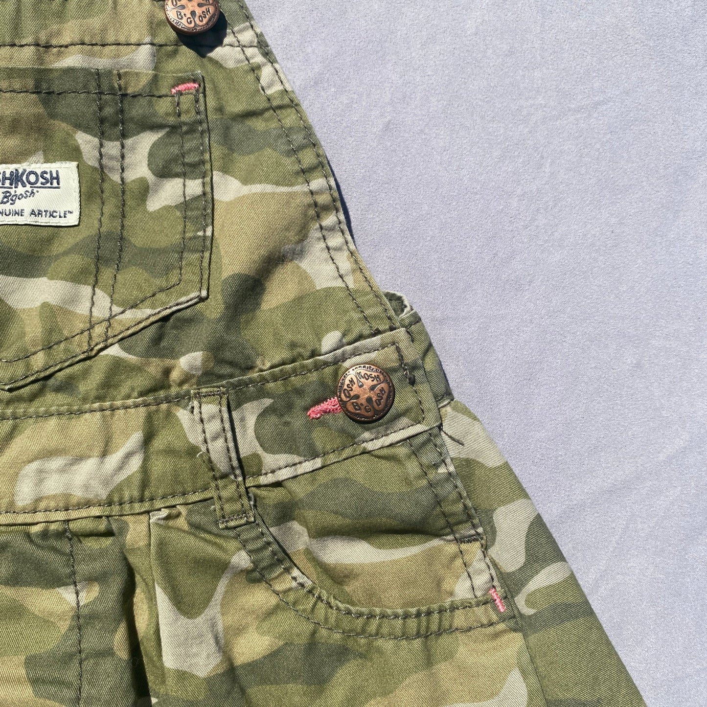 OshKosh B'Gosh Camo Dungarees Dress 2 - 3 Years OshKosh_B'Gosh_Camo_Dungarees_Dress_228 - Secondly