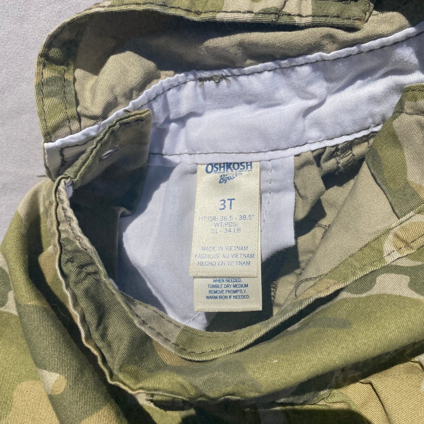 OshKosh B'Gosh Camo Dungarees Dress 2 - 3 Years OshKosh_B'Gosh_Camo_Dungarees_Dress_228 - Secondly