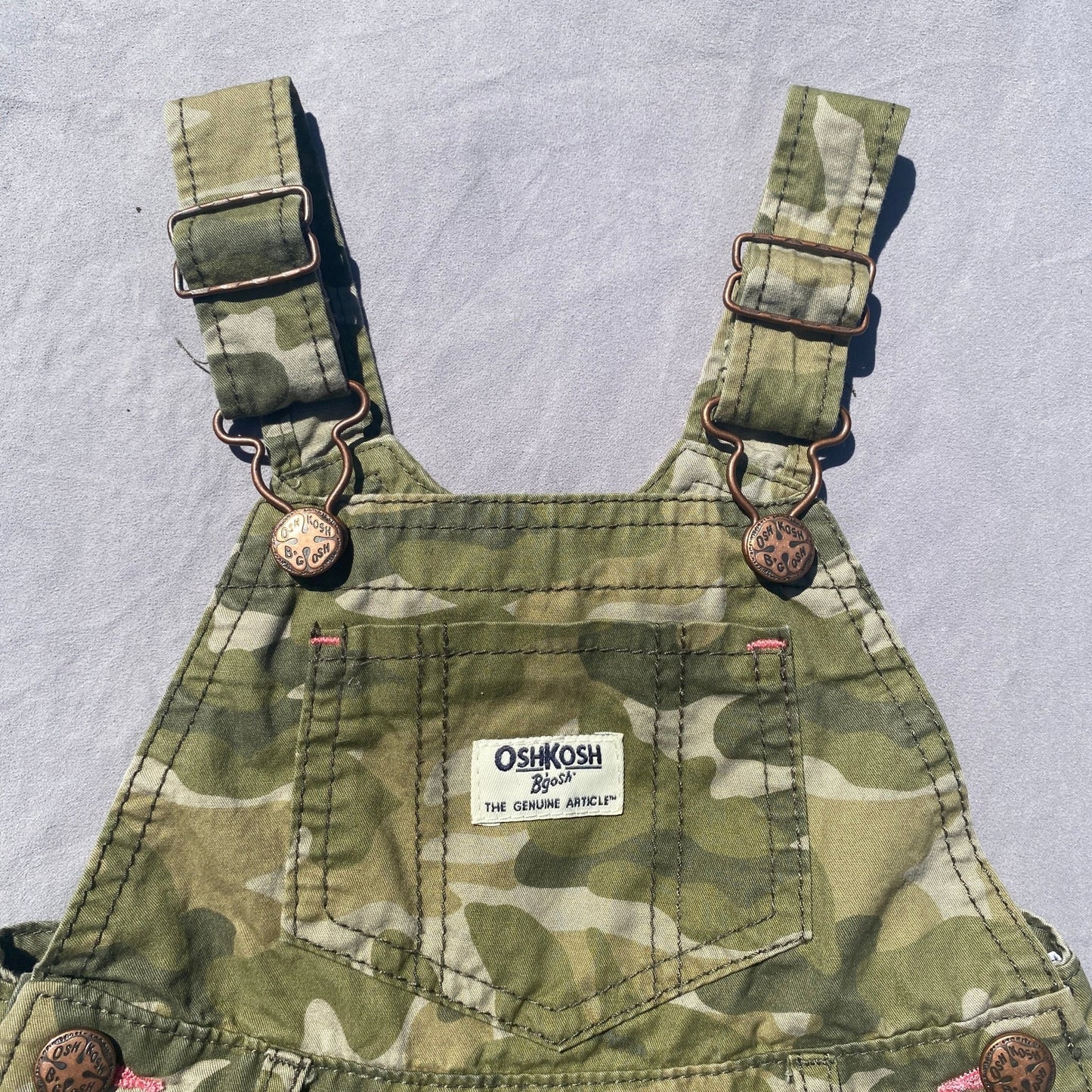 OshKosh B'Gosh Camo Dungarees Dress 2 - 3 Years OshKosh_B'Gosh_Camo_Dungarees_Dress_228 - Secondly