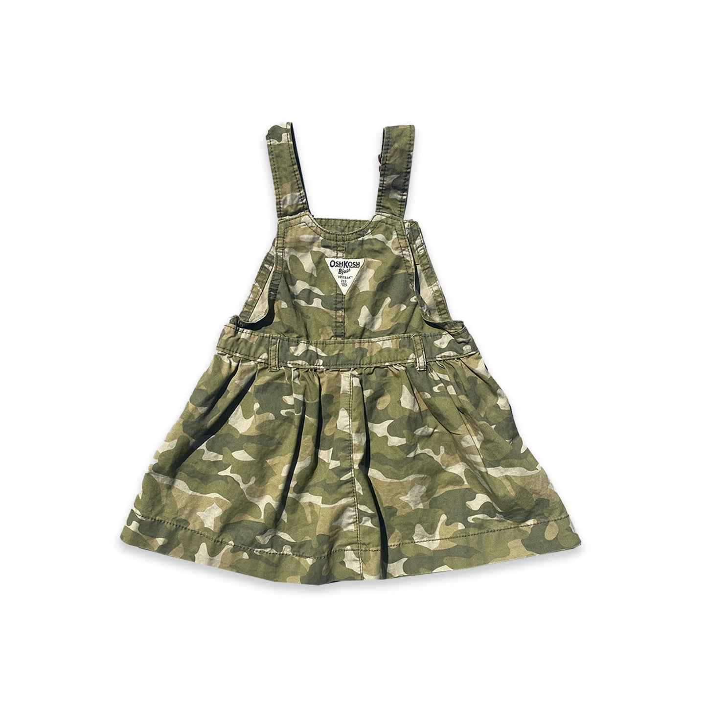 OshKosh B'Gosh Camo Dungarees Dress 2 - 3 Years OshKosh_B'Gosh_Camo_Dungarees_Dress_228 - Secondly