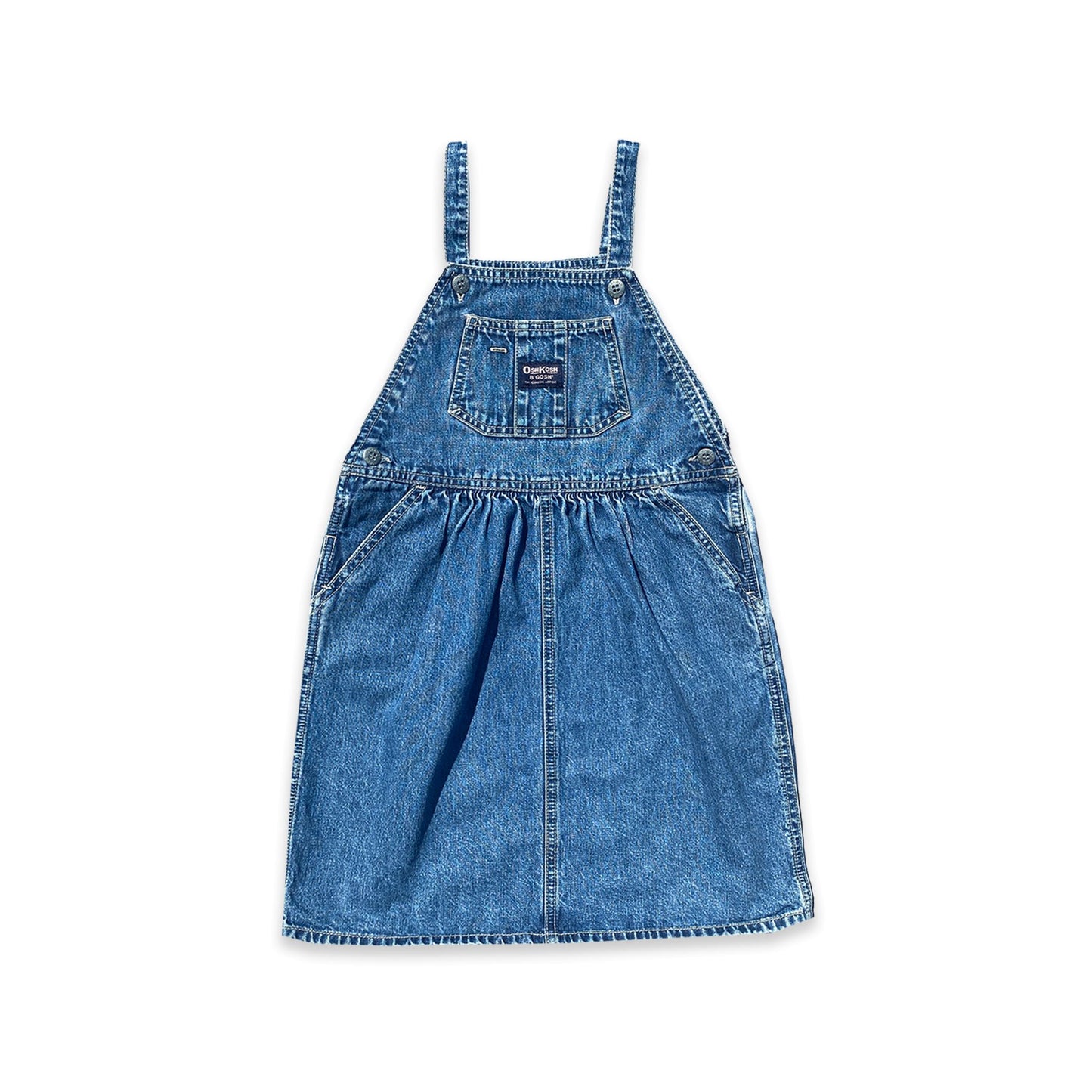 OshKosh B'Gosh Denim Dungarees Dress 5 - 6 Years OshKosh_B'Gosh_Denim_Dungarees_Dress_241 - Secondly
