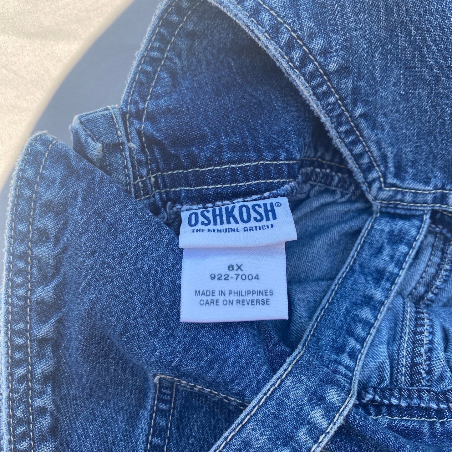 OshKosh B'Gosh Denim Dungarees Dress 5 - 6 Years OshKosh_B'Gosh_Denim_Dungarees_Dress_241 - Secondly