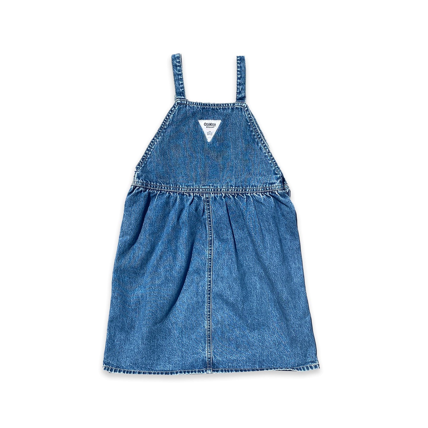 OshKosh B'Gosh Denim Dungarees Dress 5 - 6 Years OshKosh_B'Gosh_Denim_Dungarees_Dress_241 - Secondly