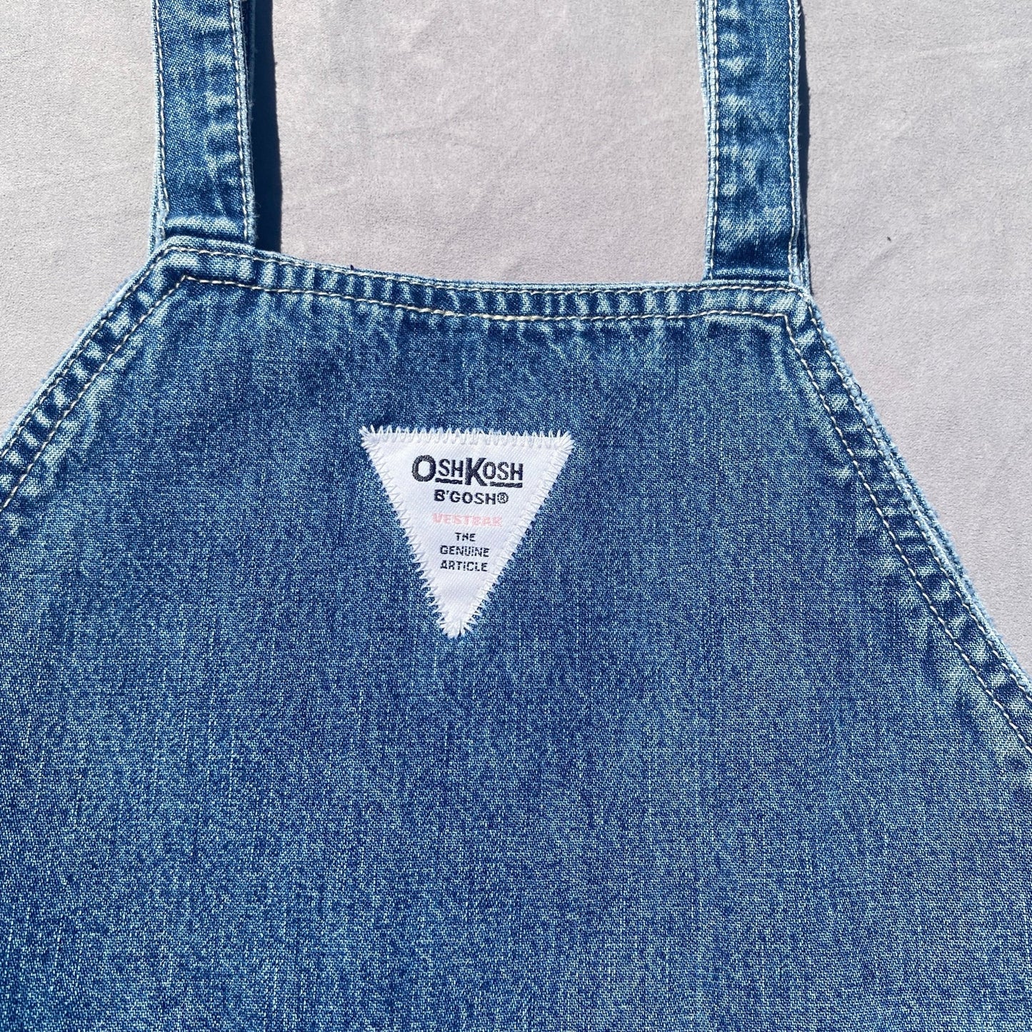 OshKosh B'Gosh Denim Dungarees Dress 5 - 6 Years OshKosh_B'Gosh_Denim_Dungarees_Dress_241 - Secondly