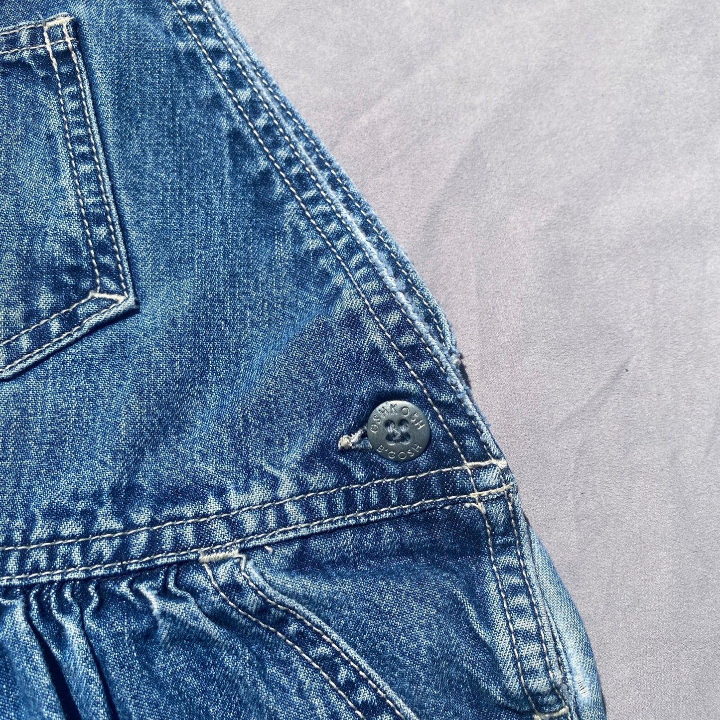 OshKosh B'Gosh Denim Dungarees Dress 5 - 6 Years OshKosh_B'Gosh_Denim_Dungarees_Dress_241 - Secondly