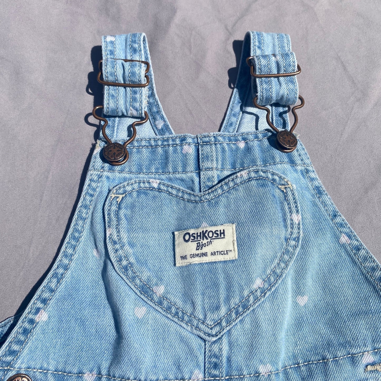 OshKosh B'Gosh Heart Dungarees 12 - 18 Months OshKosh_B'Gosh_Heart_Dungarees_239 - Secondly