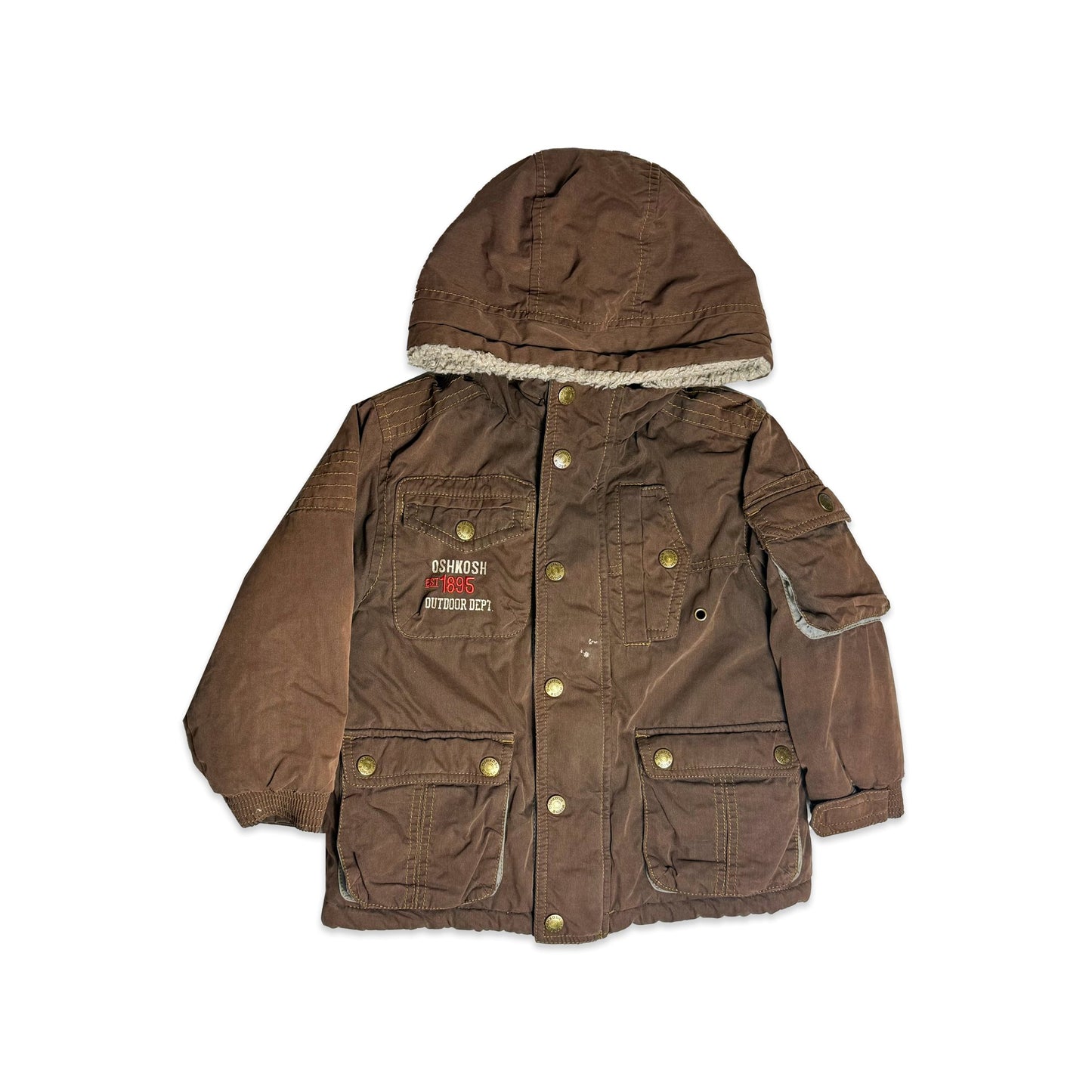 OshKosh B'Gosh Hooded Coat 4 - 5 Years New Arrivals Winter OshKosh_B'Gosh_Hooded_Coat__4 - 5_Years_376 - Secondly