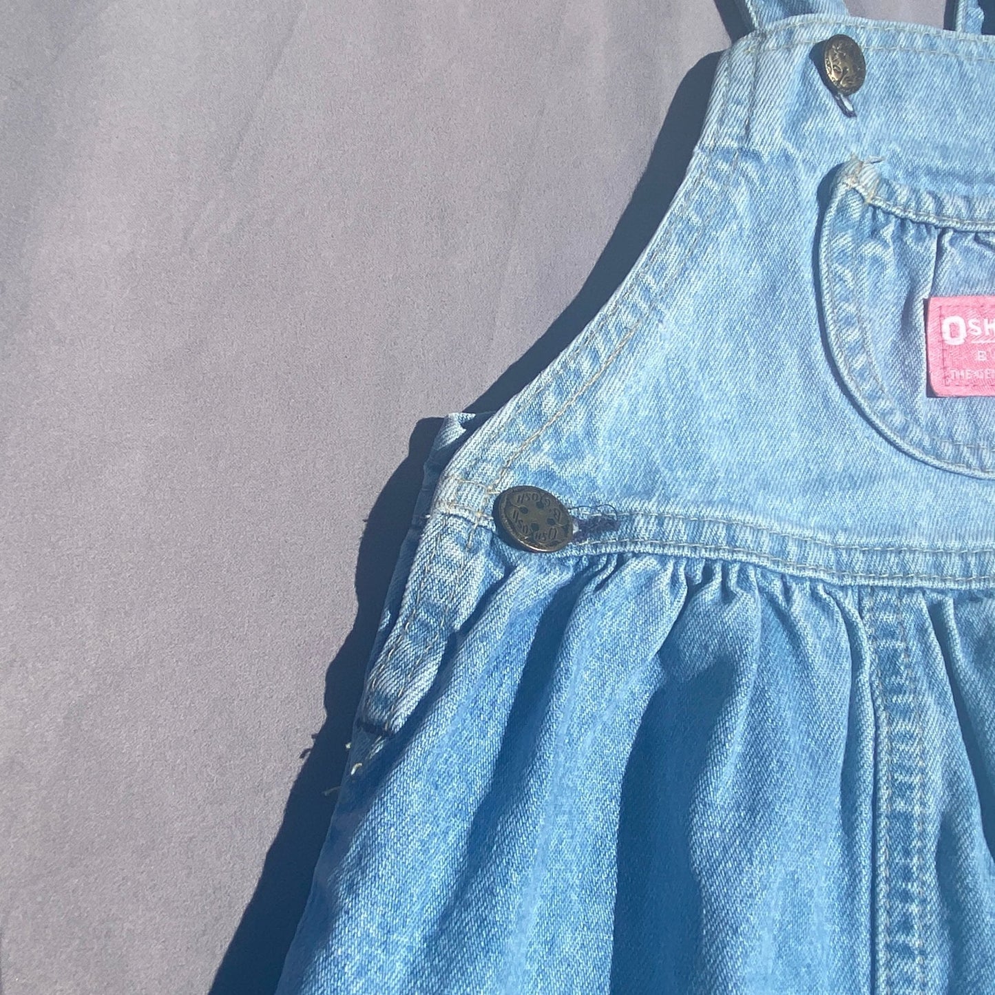OshKosh B'Gosh Lightwash Balloon Dungarees 3 - 4 Years OshKosh_B'Gosh_Lightwash_Balloon_Dungarees_245 - Secondly