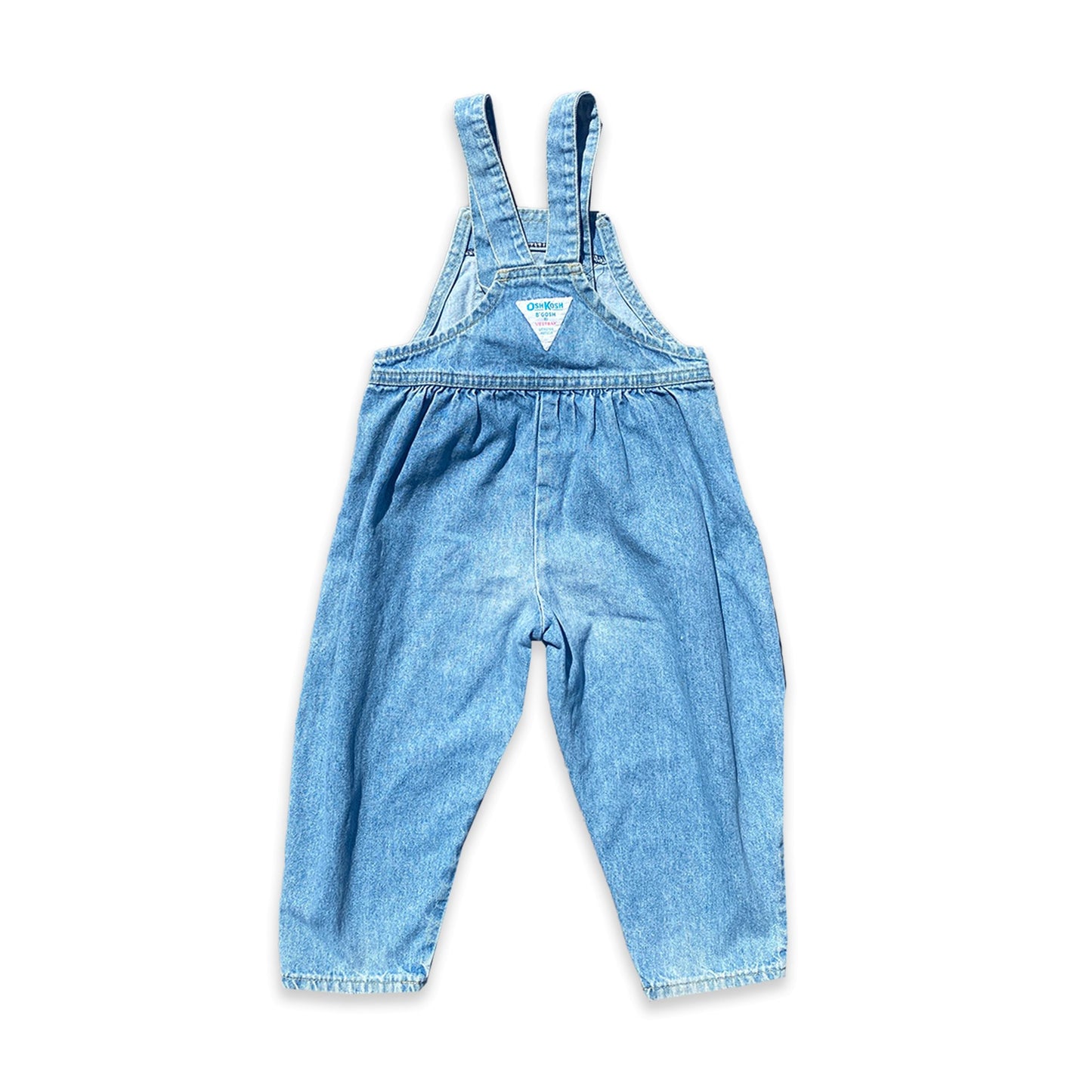 OshKosh B'Gosh Lightwash Balloon Dungarees 3 - 4 Years OshKosh_B'Gosh_Lightwash_Balloon_Dungarees_245 - Secondly