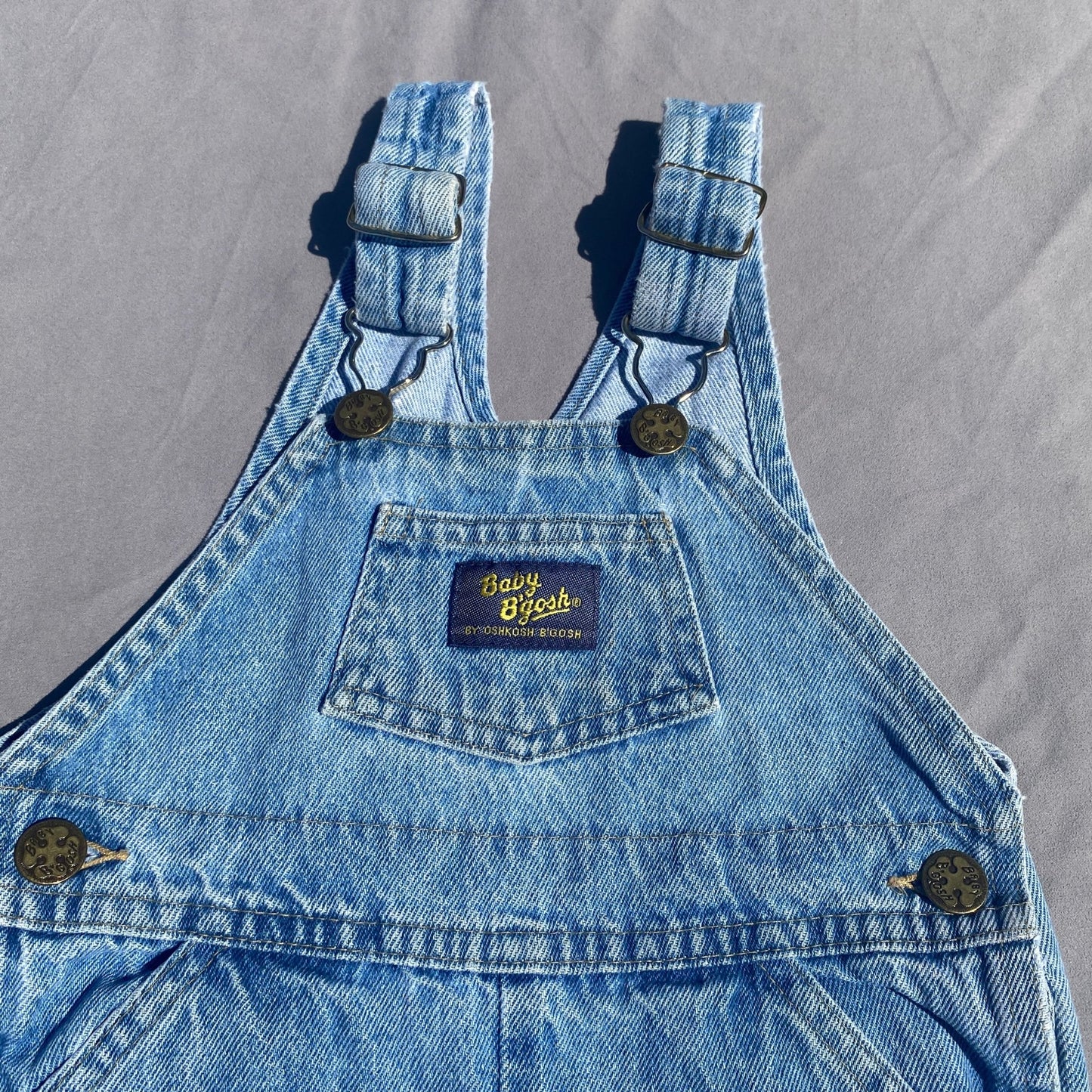 OshKosh B'Gosh Lightwash Gold Label Dungarees 12 - 18 Months OshKosh_B'Gosh_Lightwash_Gold_Label_Dungarees_240 - Secondly