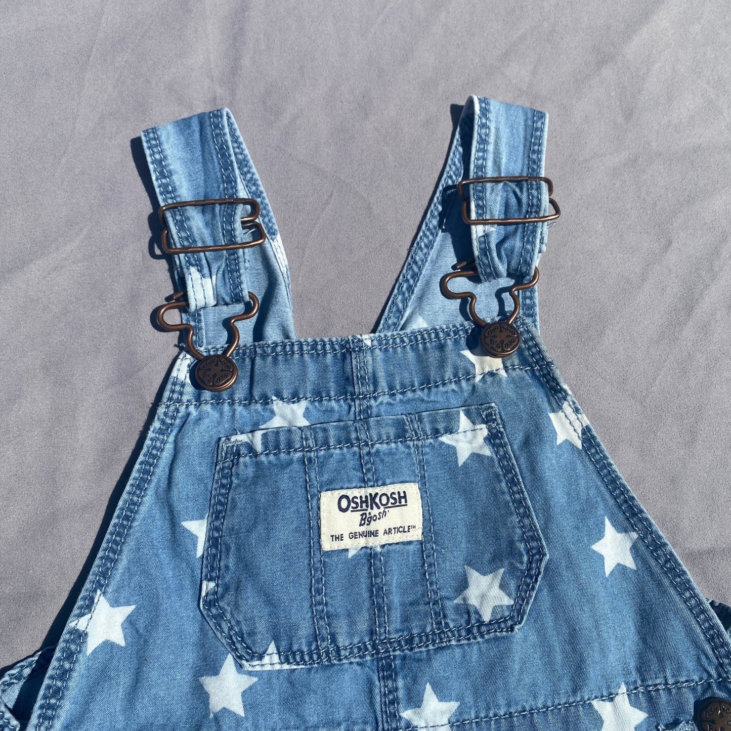 OshKosh B'Gosh Star Print Dungarees Dress 18 - 24 Months OshKosh_B'Gosh_Star_Print_Dungarees_Dress_242 - Secondly