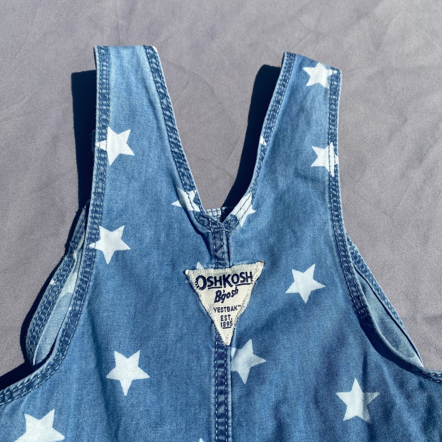 OshKosh B'Gosh Star Print Dungarees Dress 18 - 24 Months OshKosh_B'Gosh_Star_Print_Dungarees_Dress_242 - Secondly