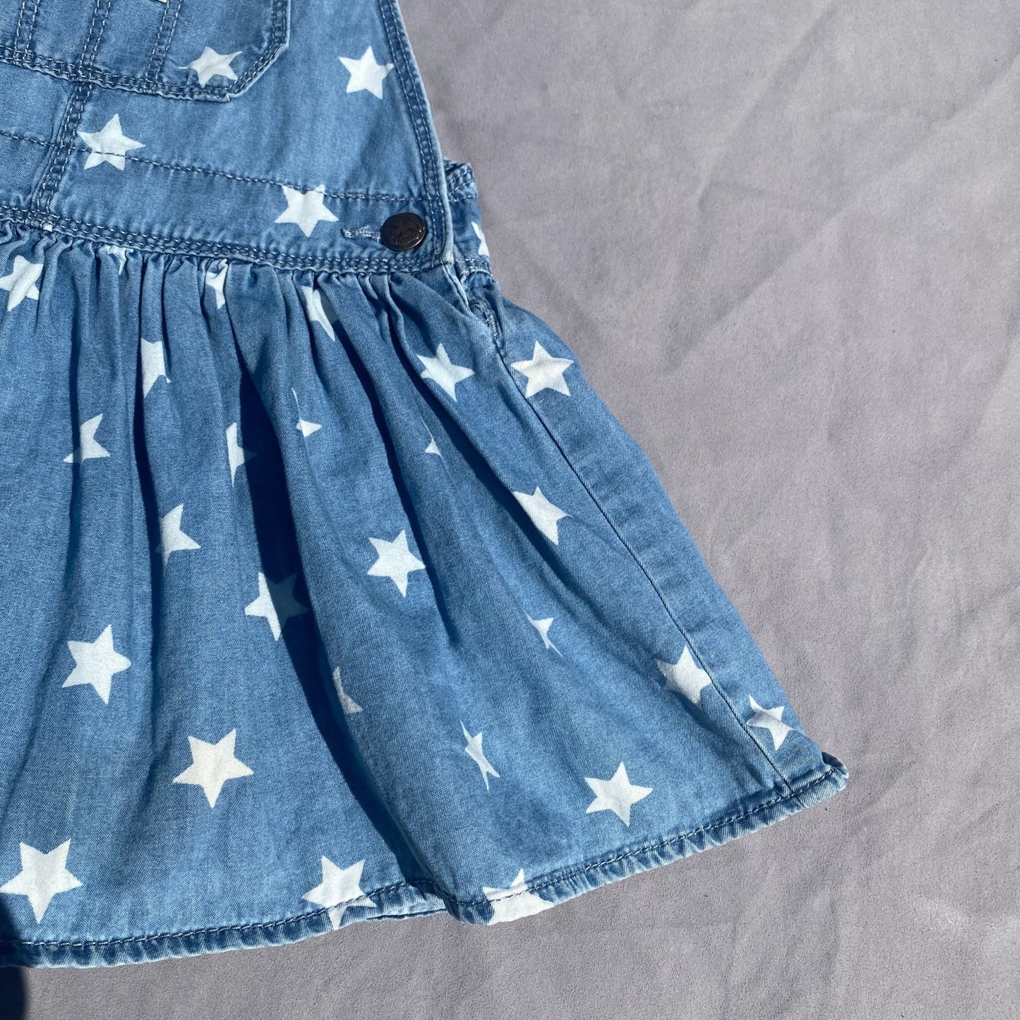 OshKosh B'Gosh Star Print Dungarees Dress 18 - 24 Months OshKosh_B'Gosh_Star_Print_Dungarees_Dress_242 - Secondly