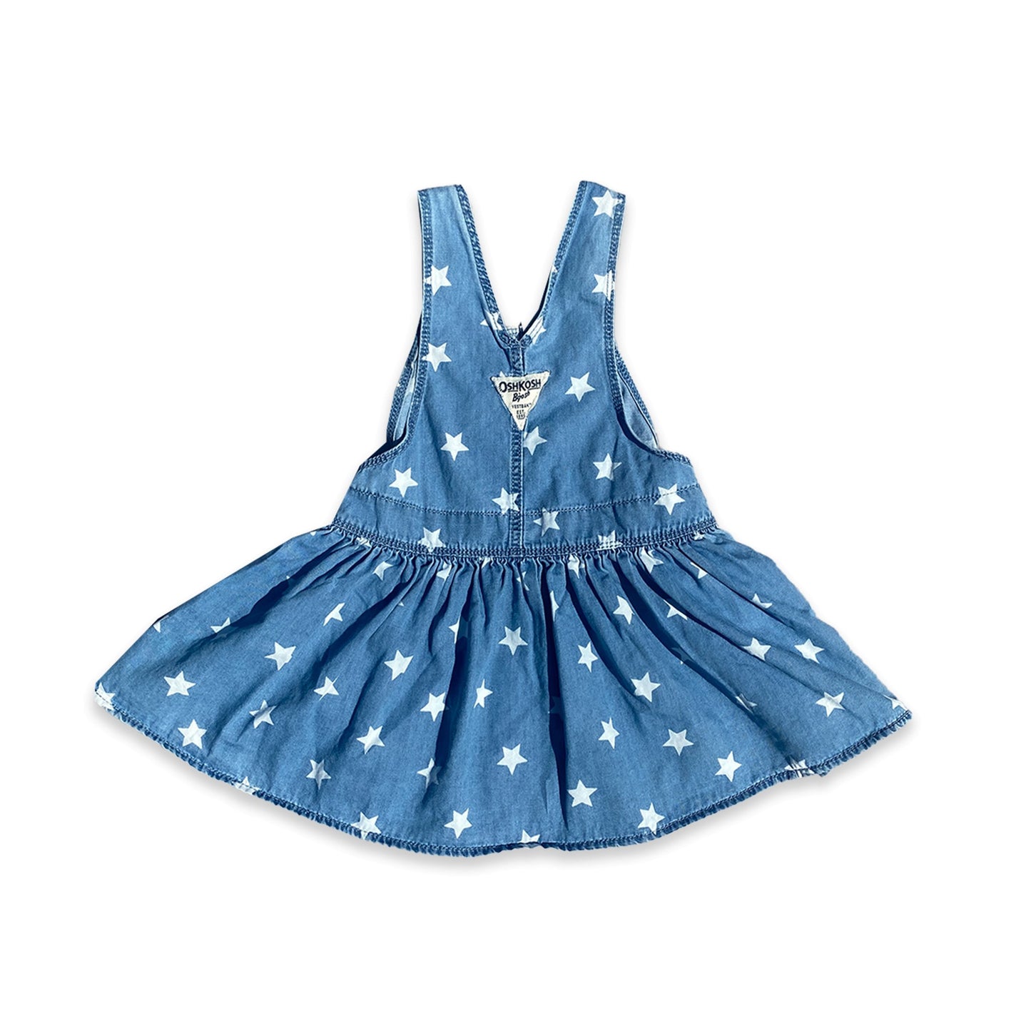 OshKosh B'Gosh Star Print Dungarees Dress 18 - 24 Months OshKosh_B'Gosh_Star_Print_Dungarees_Dress_242 - Secondly