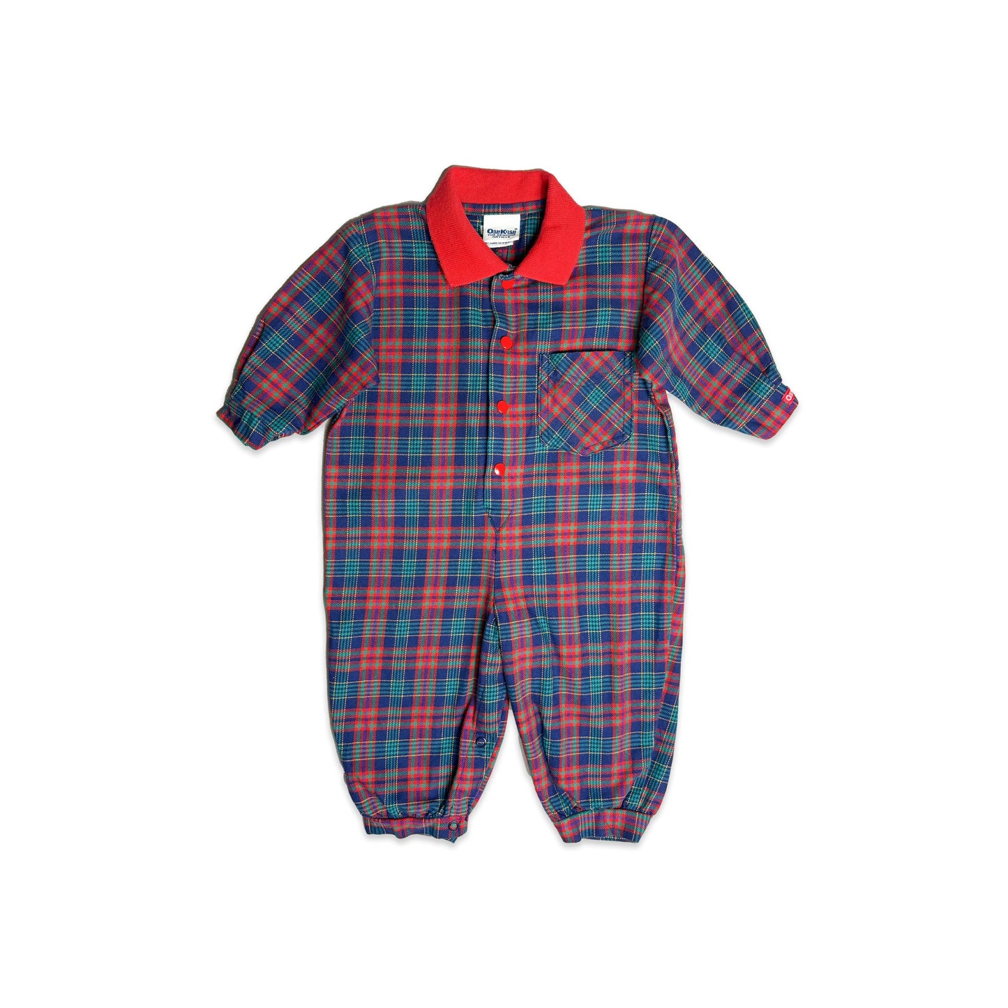 OshKosh B'Gosh Tartan All in One 12 - 18 Months New Arrivals Winter OshKosh_B'Gosh_Tartan_All_in_One_12 - 18_Months_334 - Secondly