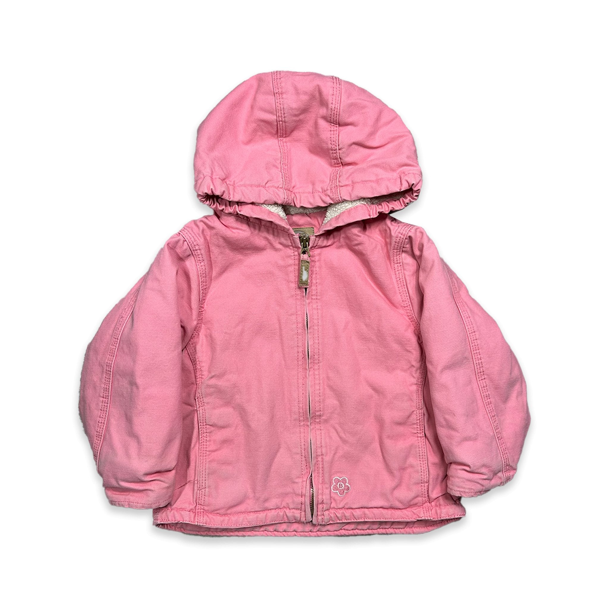 Pink Fleeced Hooded Jacket 4 - 5 Years Girly New Arrivals Pink_Fleeced_Hooded_Jacket_4 - 5_Years_254 - Secondly