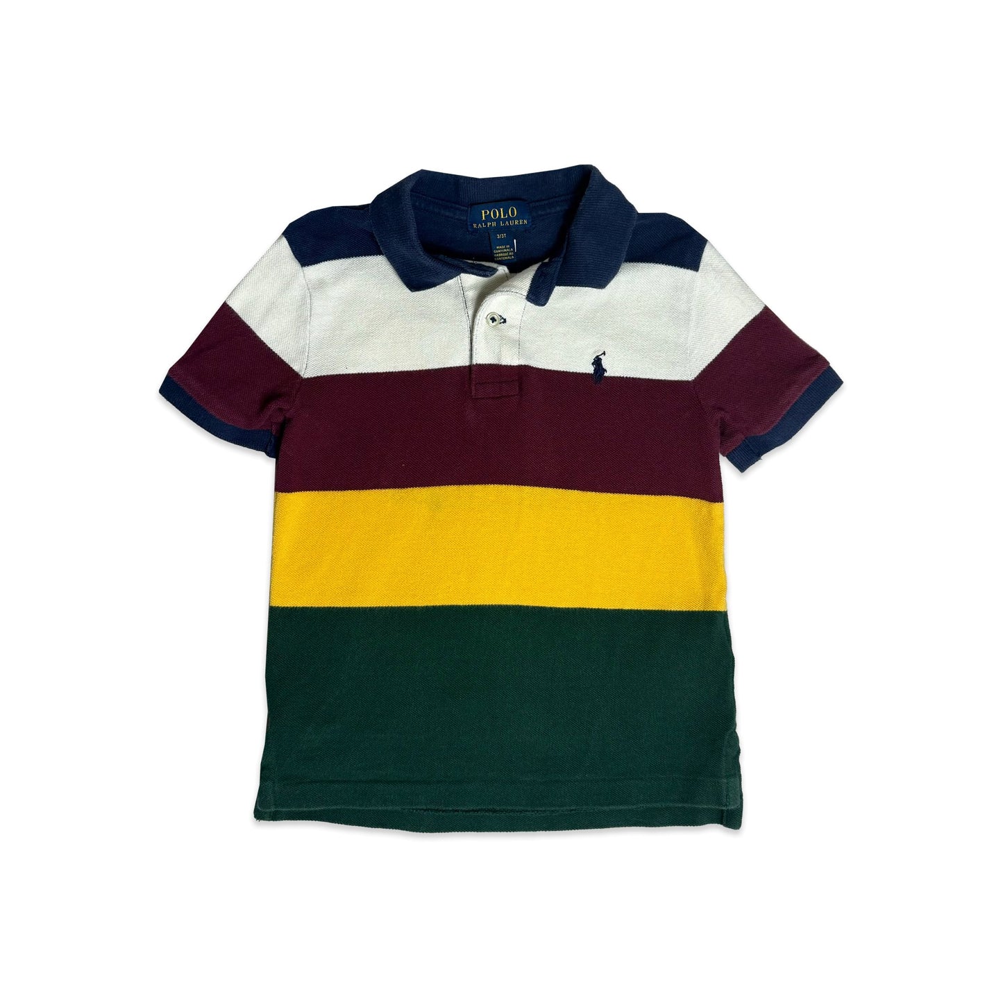 Ralph Lauren Colourblock Polo Shirt 3 - 4 Years Shirt Winter Ralph_Lauren_Colourblock_Polo_Shirt__3 - 4_Years_407 - Secondly