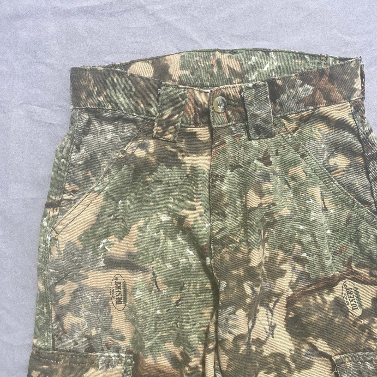 Retro Camo Cargo Trousers 8 - 9 Years Retro_Camo_Cargo_Trousers__208 - Secondly