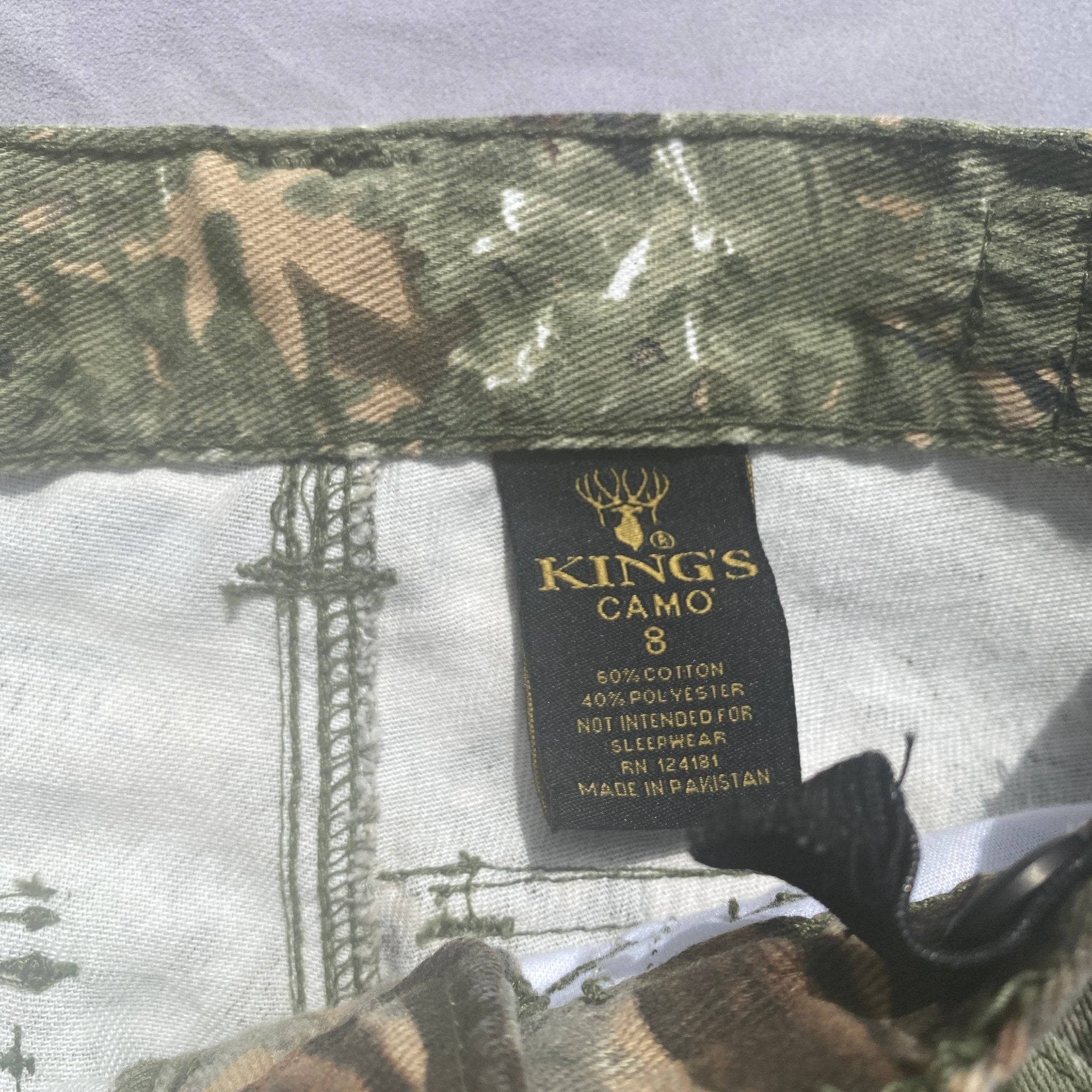 Retro Camo Cargo Trousers 8 - 9 Years Retro_Camo_Cargo_Trousers__208 - Secondly