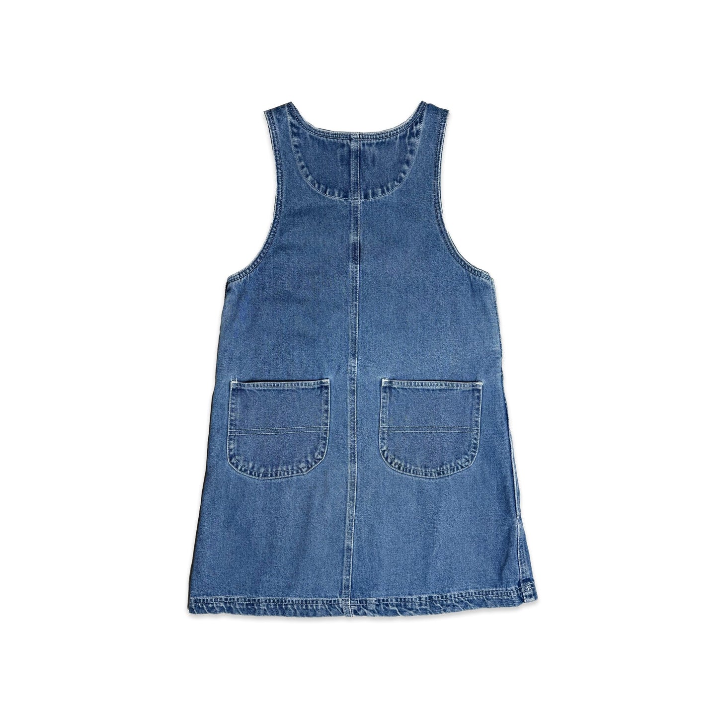 Retro Denim Pinafore Dress 8 - 9 Years New Arrivals Winter Retro_Denim_Pinafore_Dress_8 - 9_Years_439 - Secondly