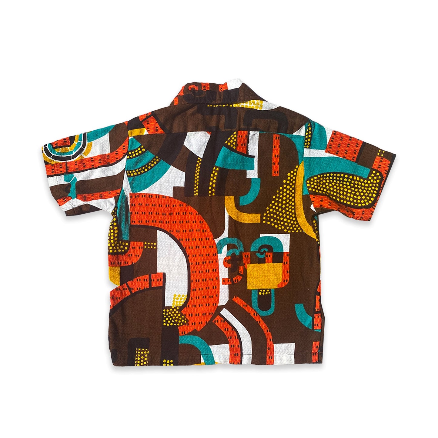 Retro Geometric Hawaiian Shirt 8 - 9 Years Retro_Geometric__Hawaiian_Shirt__222 - Secondly
